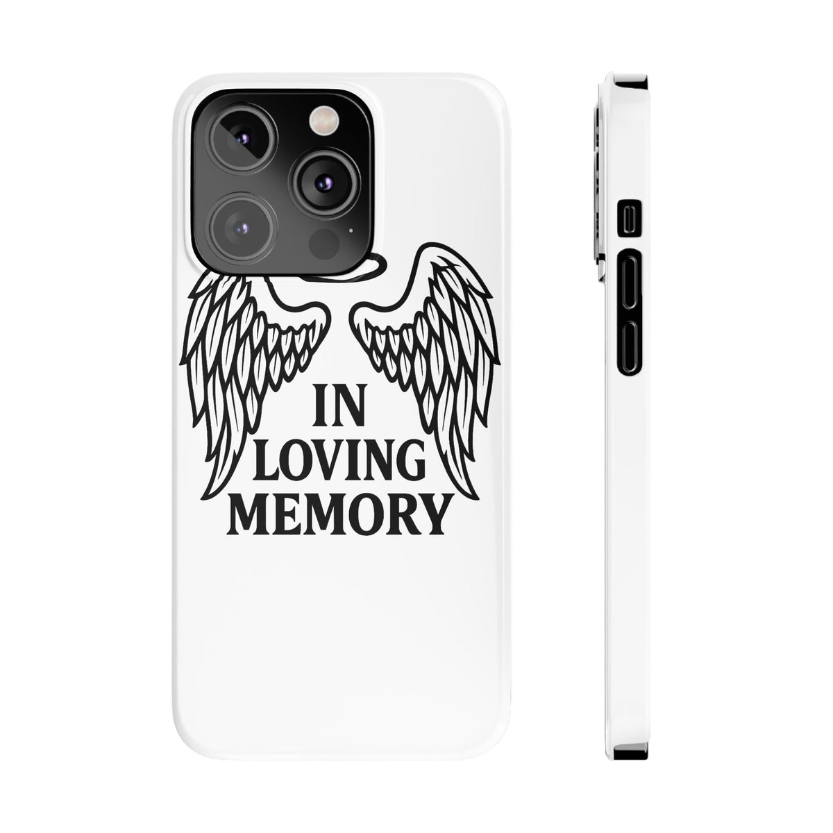 Guardian Angel Wings Phone Case In Loving Memory Sympathy Gift Memorial Remembrance Heaven Spiritual Protection Loss Grief Support