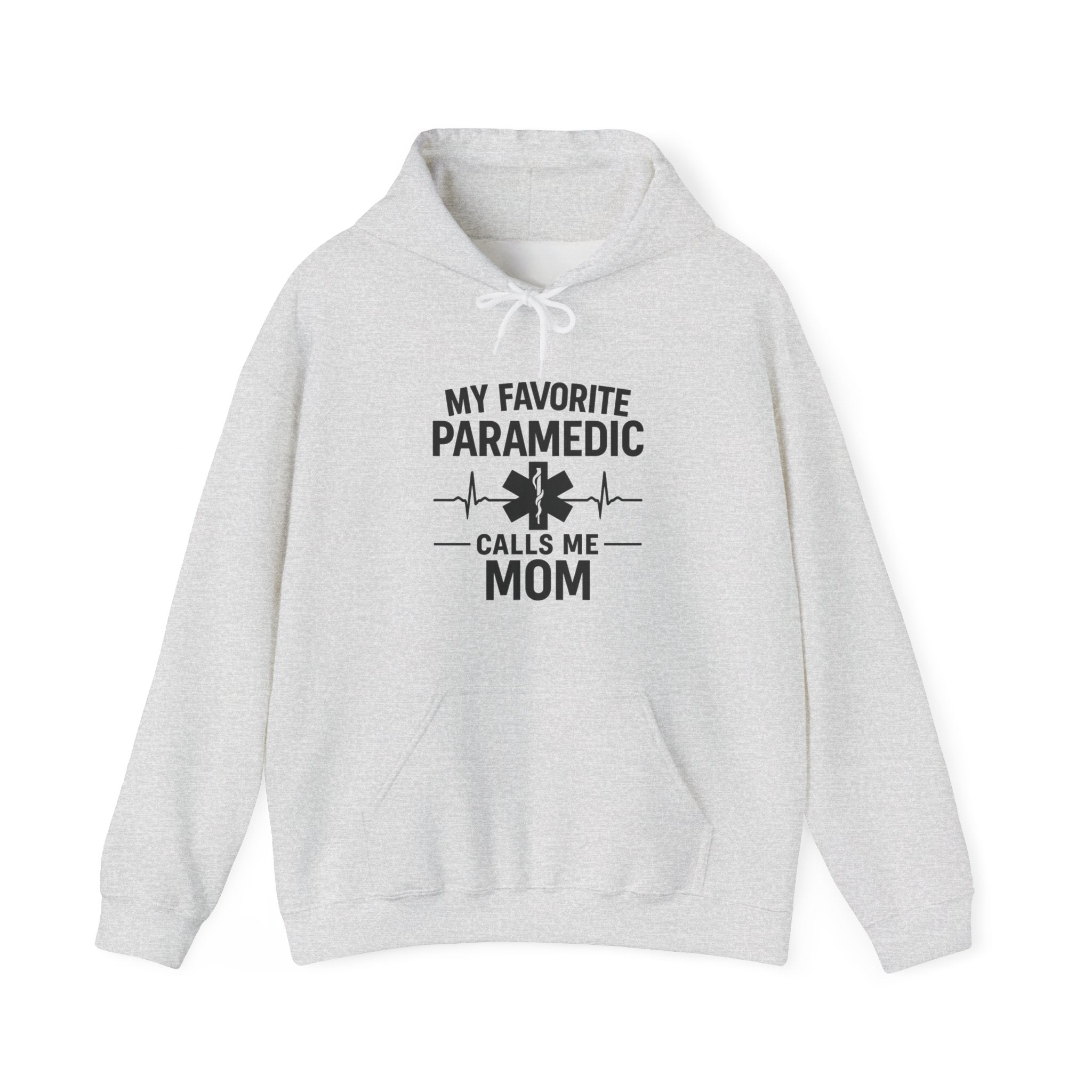 My Favorite Paramedic Calls Me Mom Hoodie, Proud EMS Mom Gift, Paramedic Mother Gift, Emergency Medical Services Sweatshirt