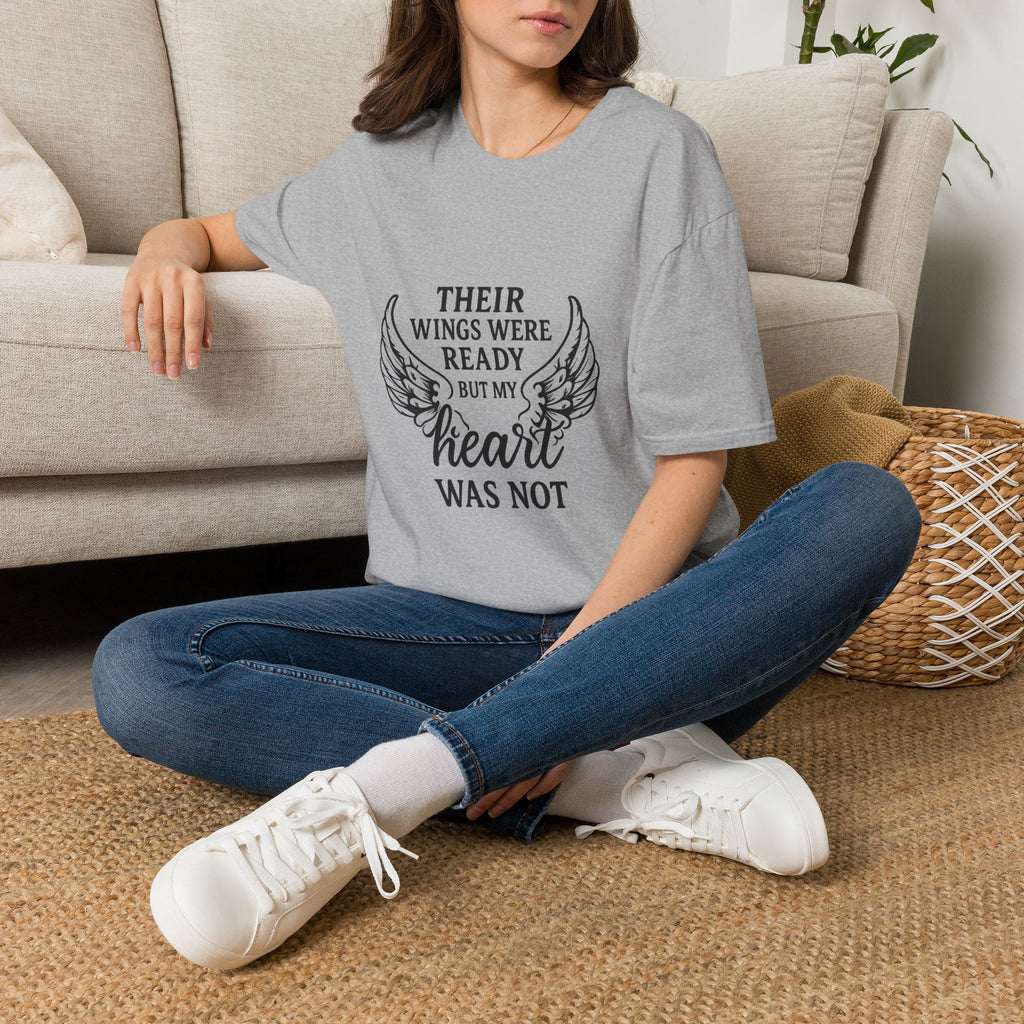 Their Wings Were Ready T-Shirt, Memorial Shirt, Grief Loss Remembrance Tee, Angel Wings Quote Shirt, Sympathy Gift Bereavement
