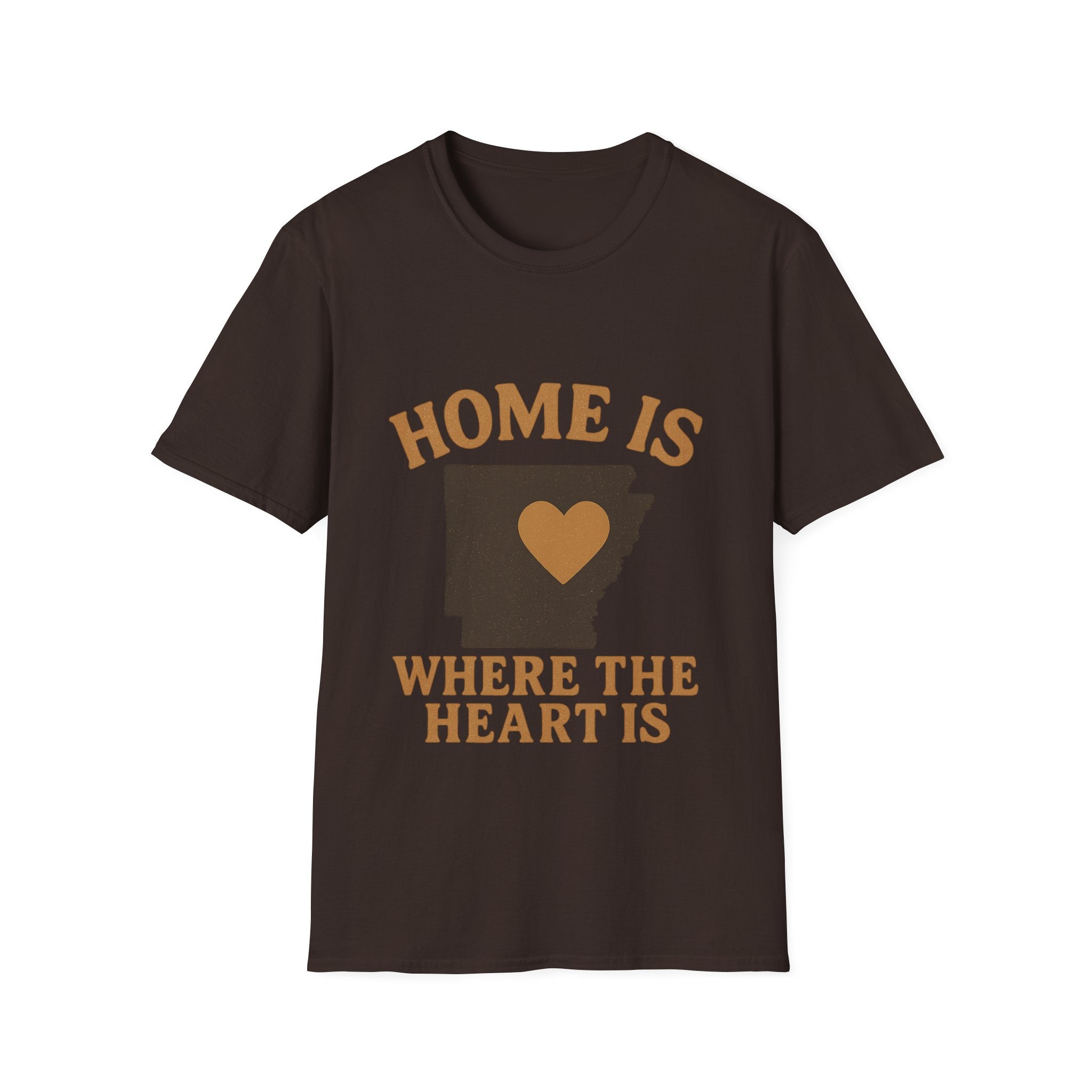 Home Is Where The Heart Is Shirt, Vintage State Silhouette Tee, Hometown Pride Gift, Missing Home Nostalgic T-Shirt