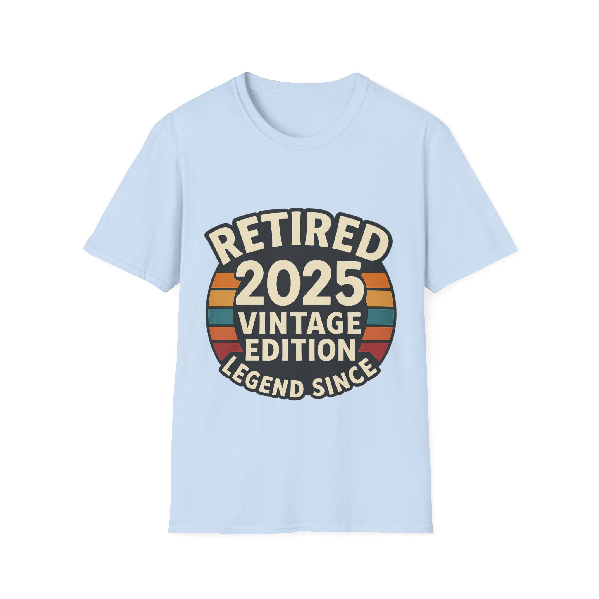 Retired 2025 Vintage Edition T-Shirt, Retirement Gift for Coworker Dad Grandpa, Funny Retirement Party Shirt, Legend Since 2025