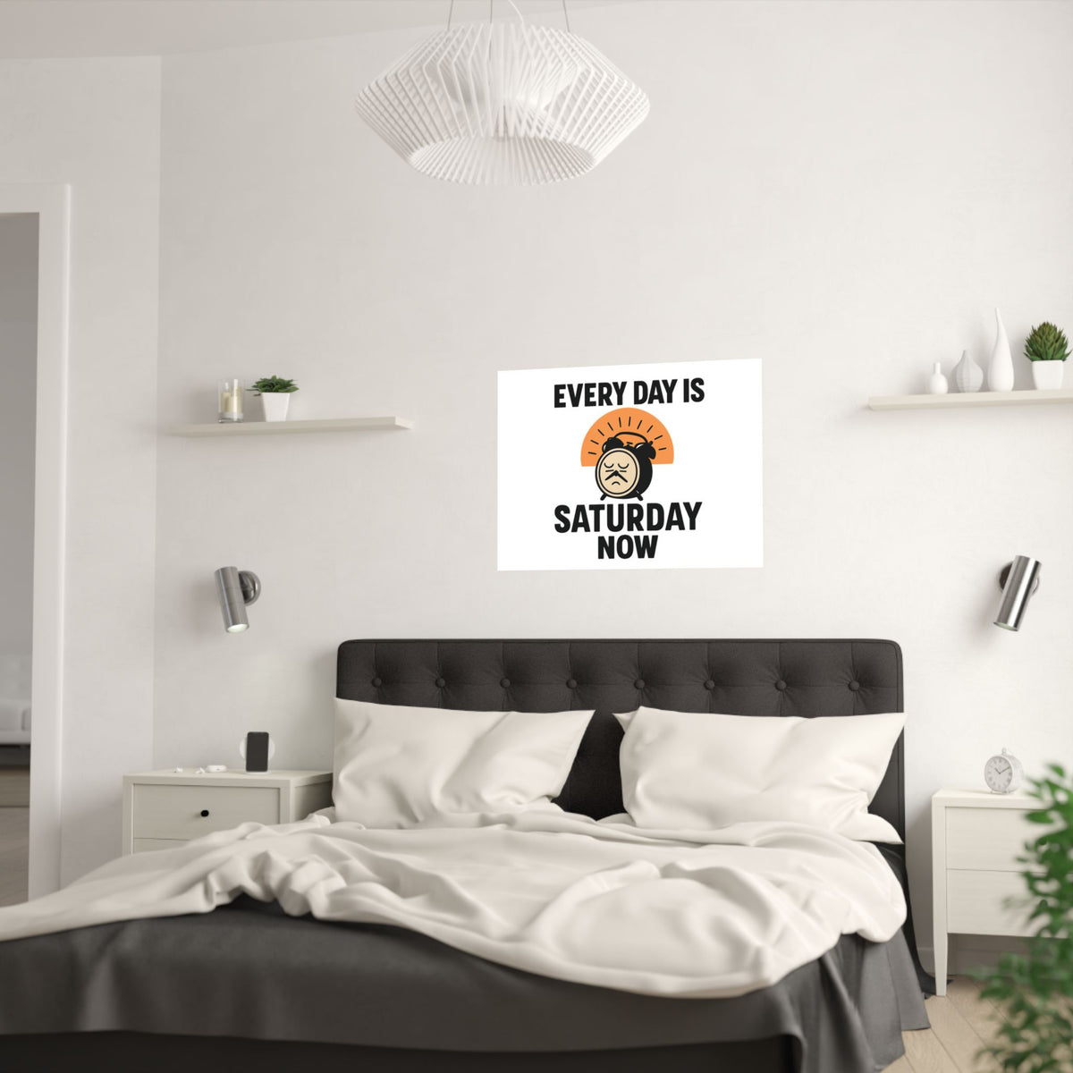 Retirement Gift Every Day is Saturday Now Poster, Funny Retirement Party Decor, Coworker Retirement Gift, Retirement Wall Art