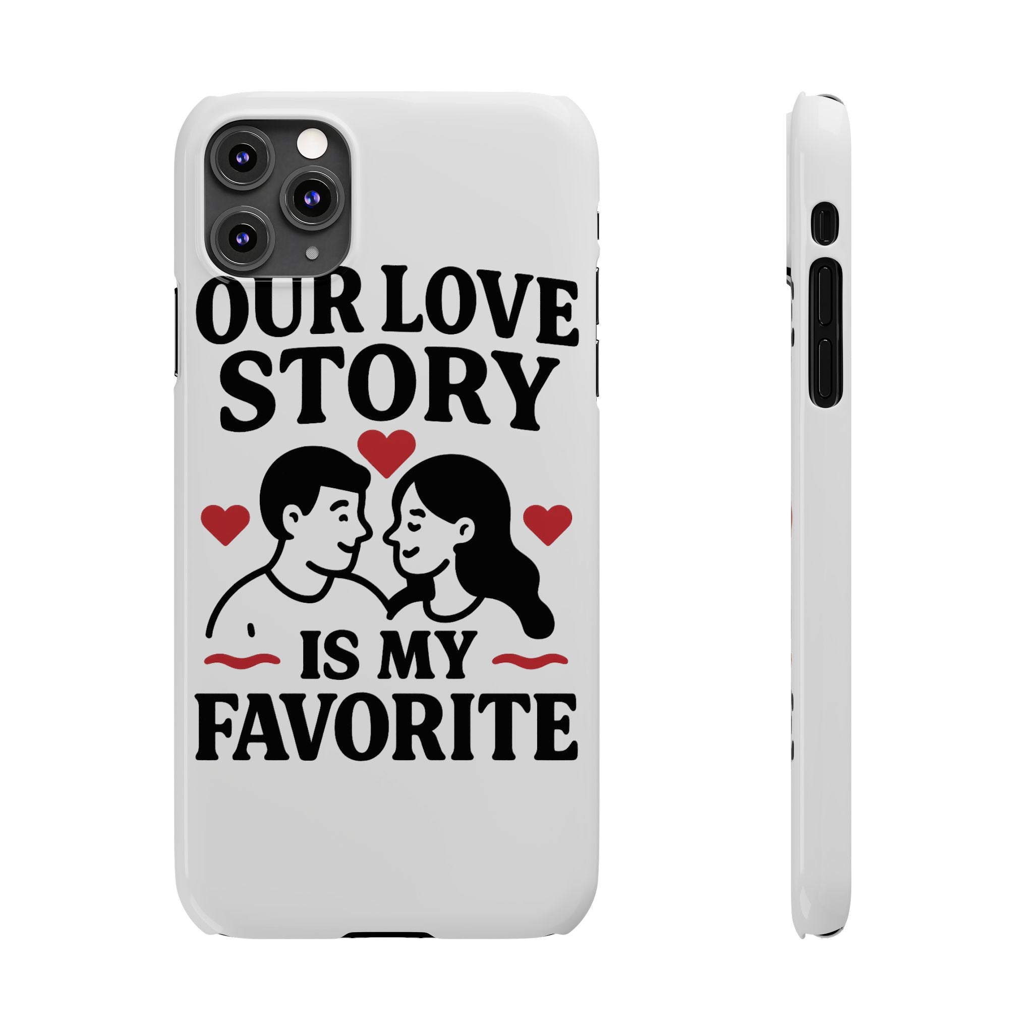 Love Story Phone Case Anniversary Gift for Wife Girlfriend Romantic Quote Couple iPhone Samsung Case Valentine's Day Gift