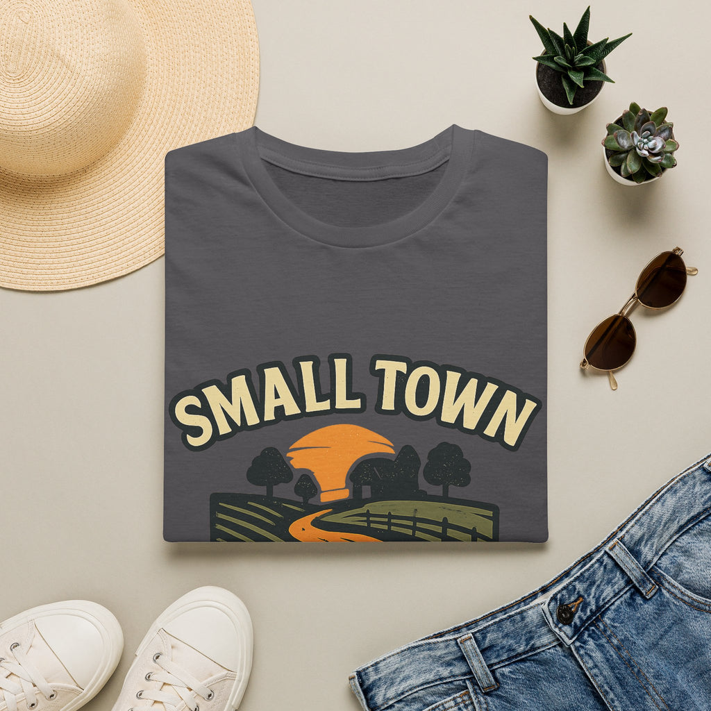 Small Town Roots Run Deep Shirt, Country Roads Graphic Tee, Rural Pride T-Shirt, Farmhouse Style Clothing, Country Lifestyle Gift