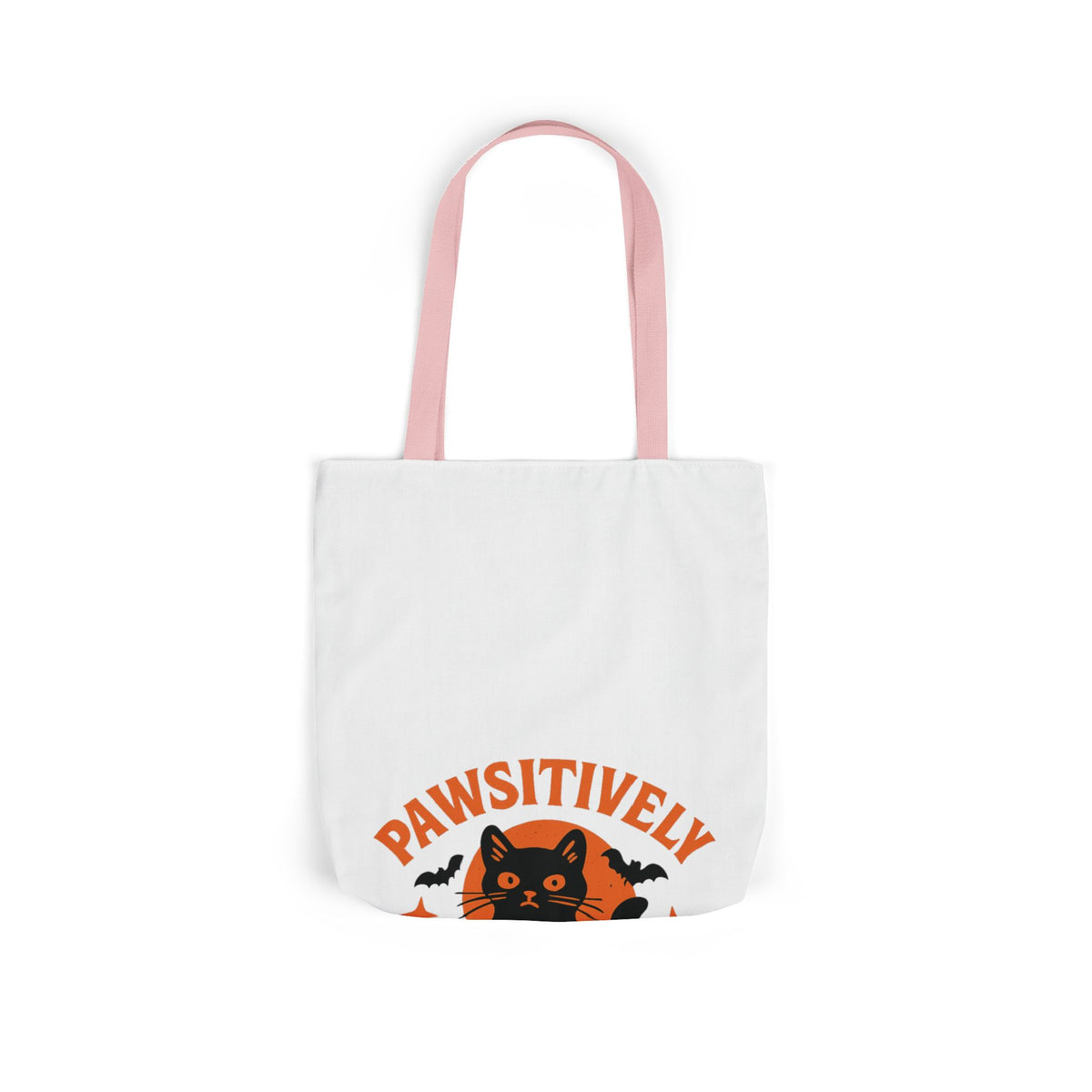 Pawsitively Spooky Cat Lover Halloween Tote Bag