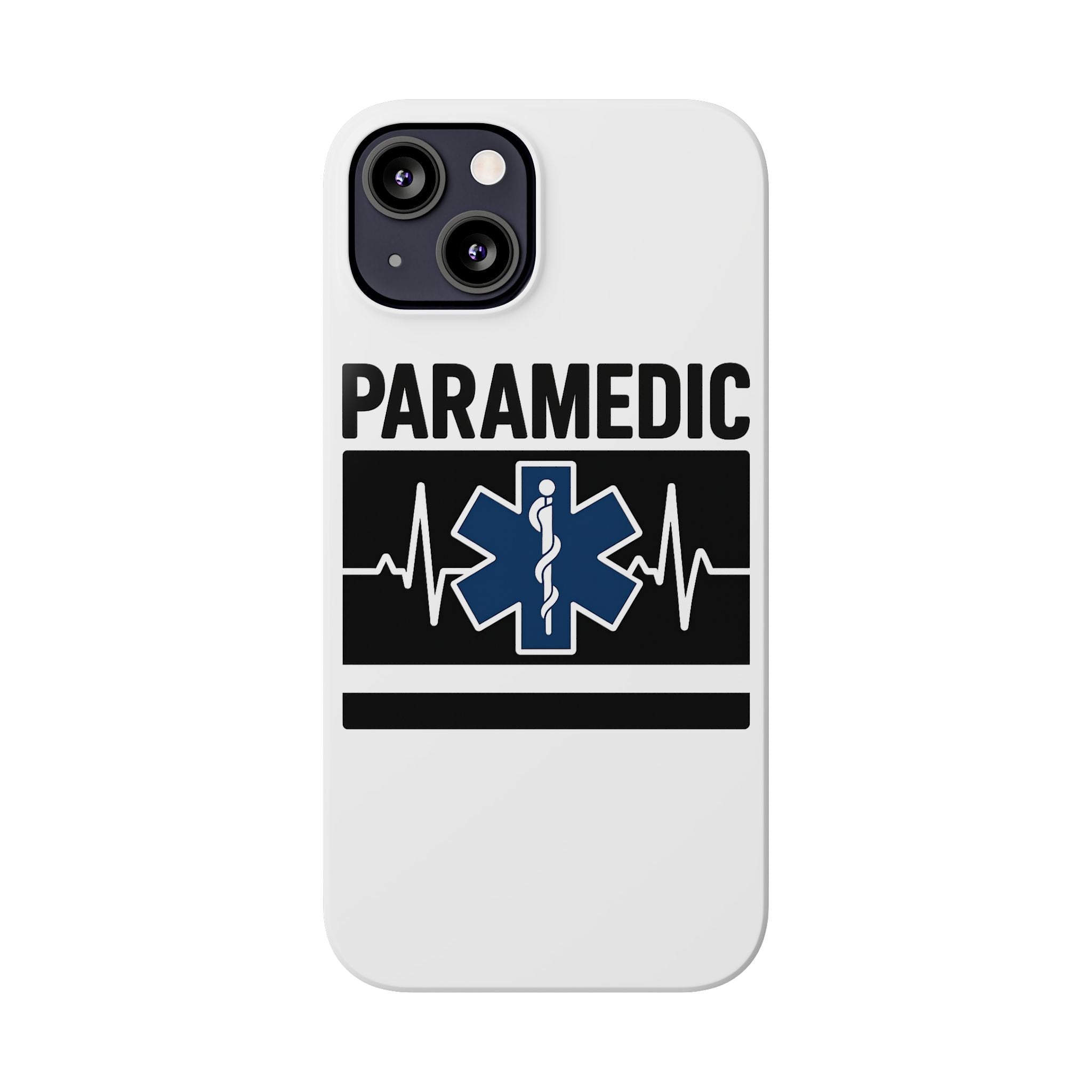 Paramedic Phone Case EMS Gift Heartbeat Star of Life EMT Medical First Responder Thin White Line Hero Appreciation