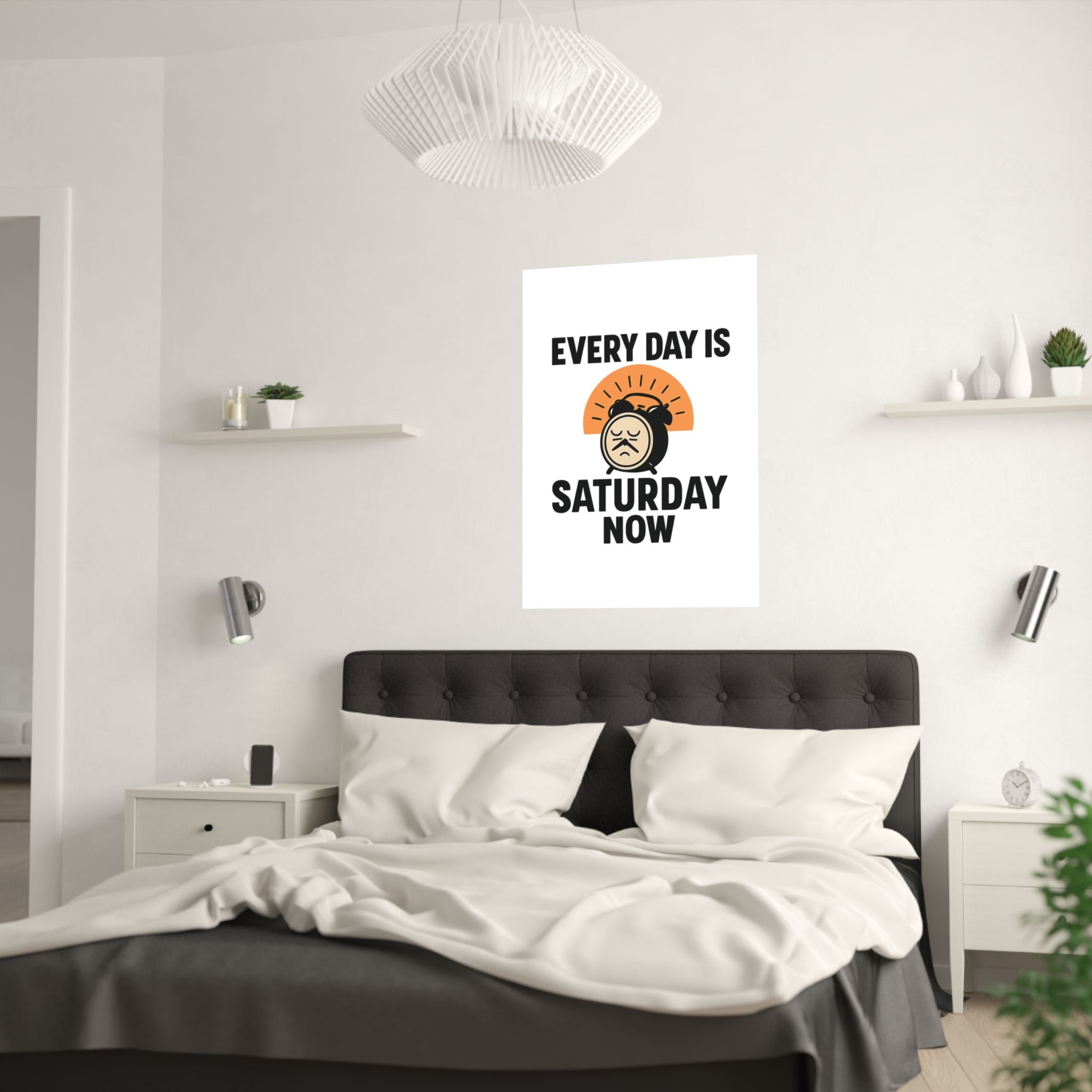Retirement Gift Every Day is Saturday Now Poster, Funny Retirement Party Decor, Coworker Retirement Gift, Retirement Wall Art