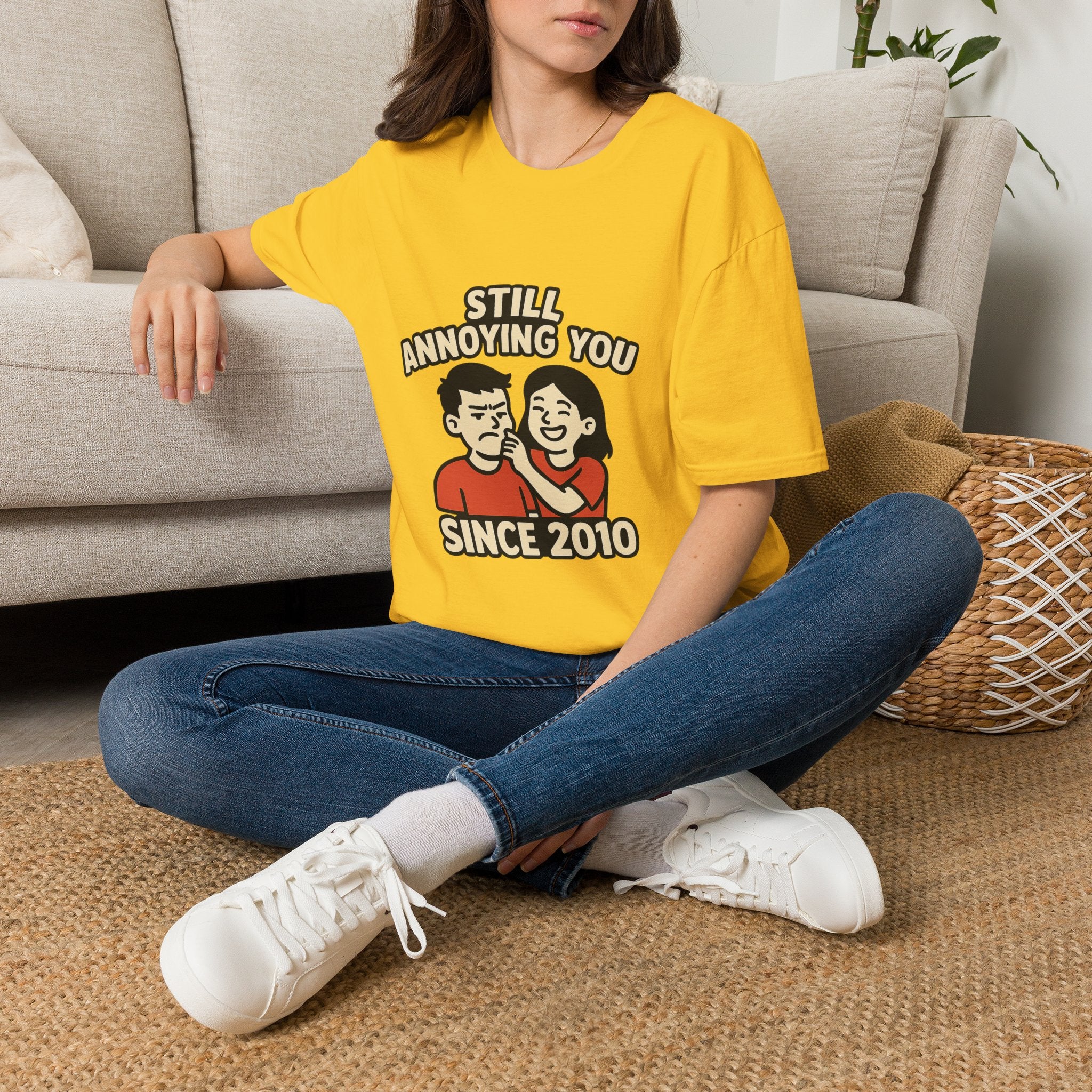 Still Annoying You Since 2010 Shirt Anniversary Gift for Husband Wife Couples Tshirt Funny Marriage Tee Sarcastic Relationship
