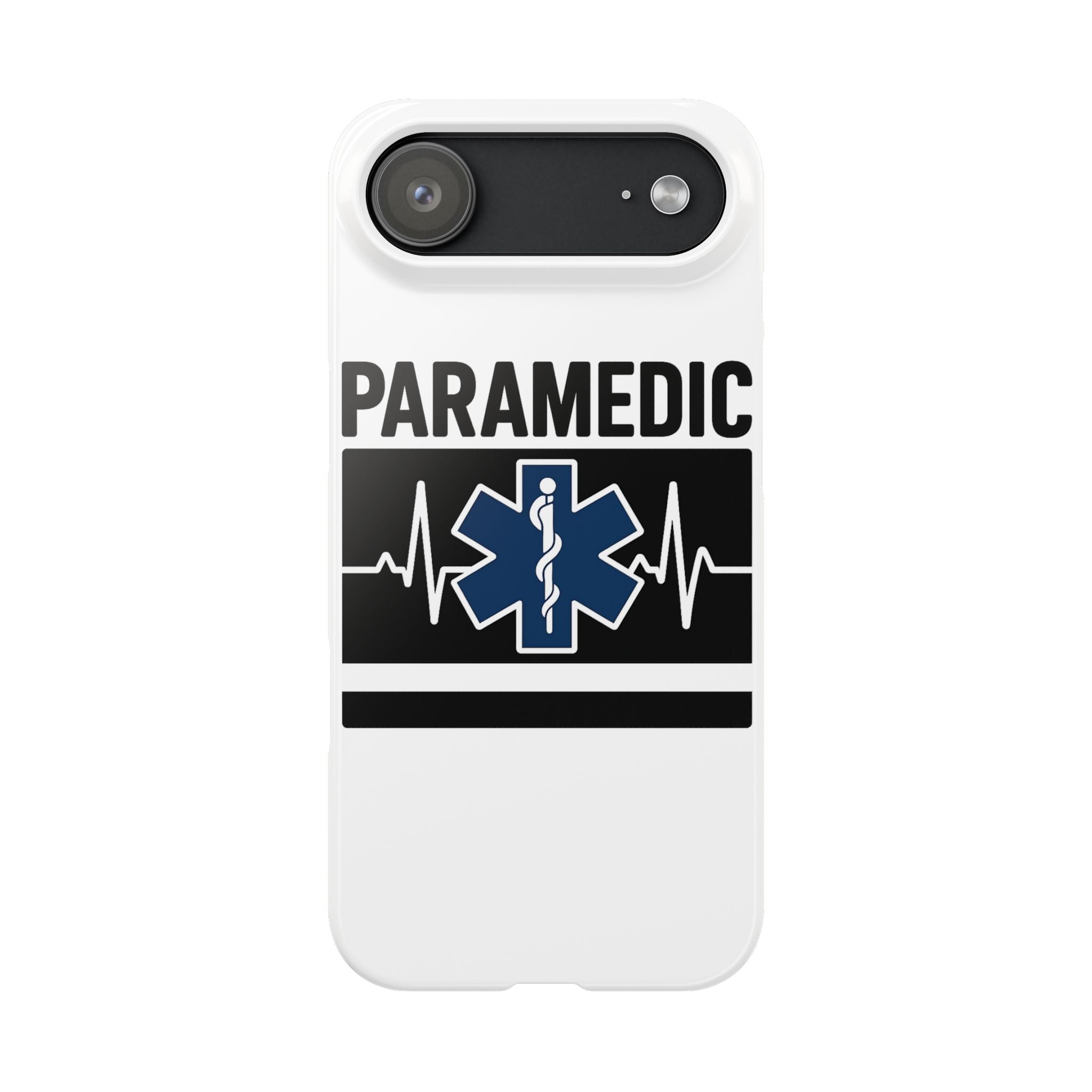 Paramedic Phone Case EMS Gift Heartbeat Star of Life EMT Medical First Responder Thin White Line Hero Appreciation