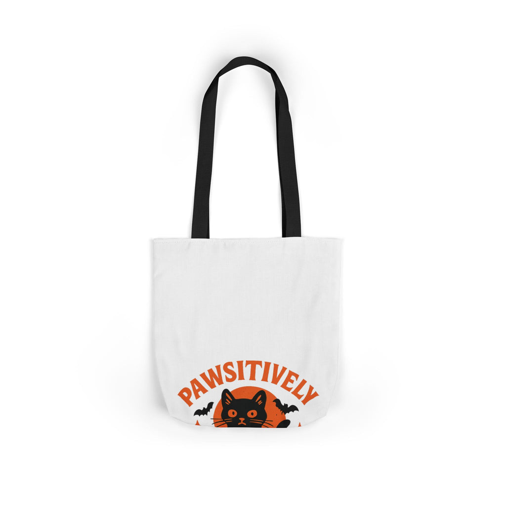 Pawsitively Spooky Cat Lover Halloween Tote Bag