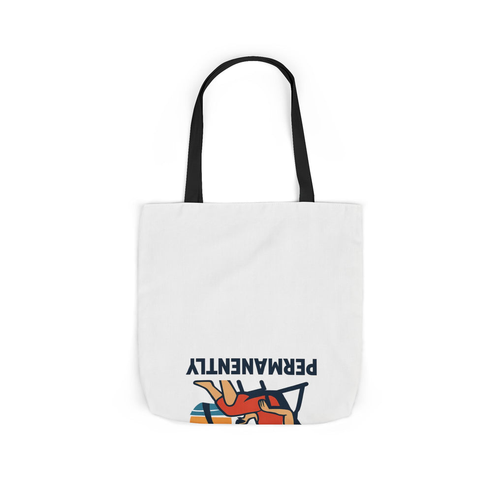 Out of Office Permanently Tote Bag, Retirement Gift for Women, Retiree Travel Bag, Funny Retirement Party Gift Coworker