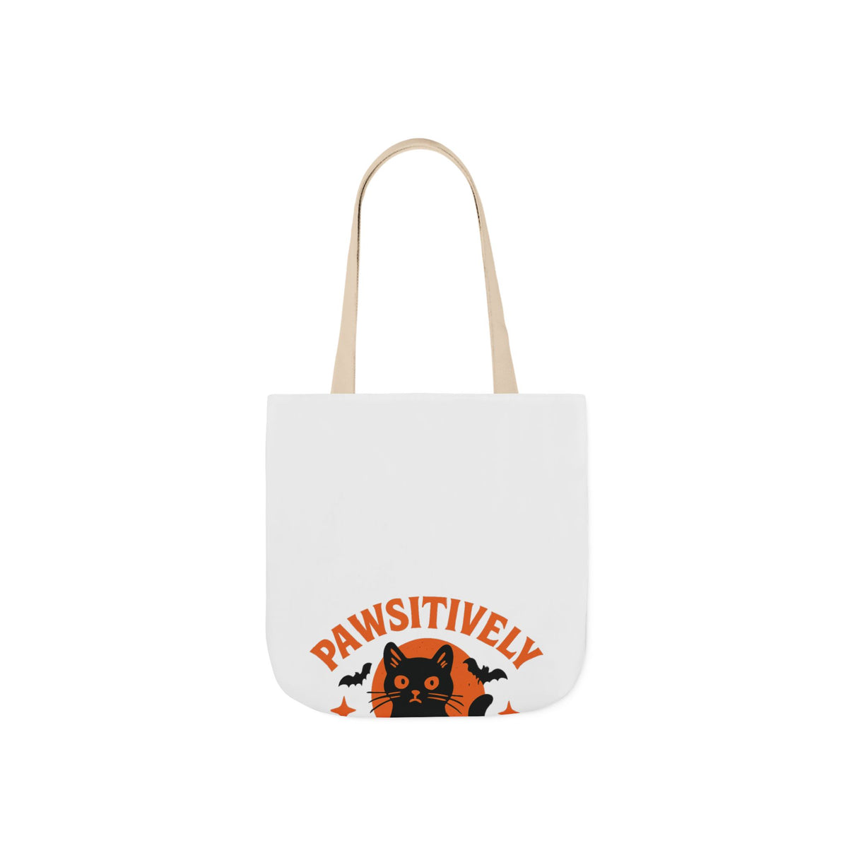 Pawsitively Spooky Cat Lover Halloween Tote Bag