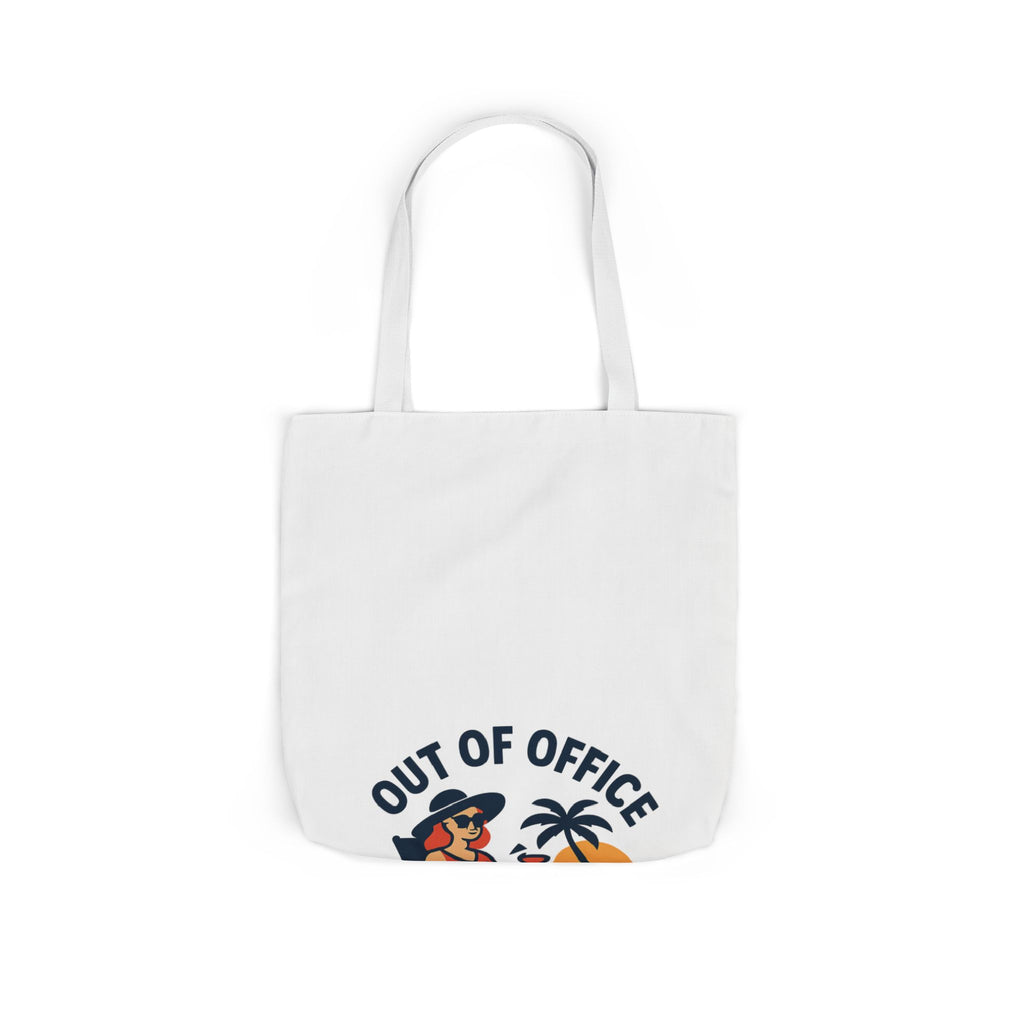 Out of Office Permanently Tote Bag, Retirement Gift for Women, Retiree Travel Bag, Funny Retirement Party Gift Coworker