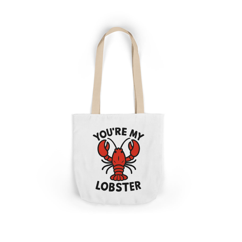 You're My Lobster Tote Bag Friends TV Show Gift Couples Anniversary Boyfriend Girlfriend Soulmate Quote Canvas Beach Bag