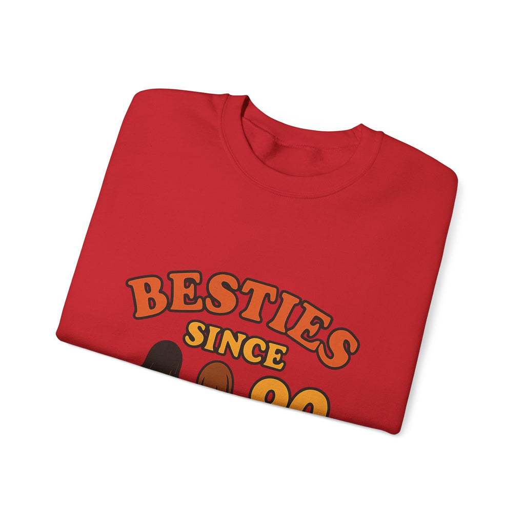 Besties Since Retro Years Sweatshirt 90s Nostalgia Best Friend Gift Friendship Anniversary Vintage Aesthetic Crewneck