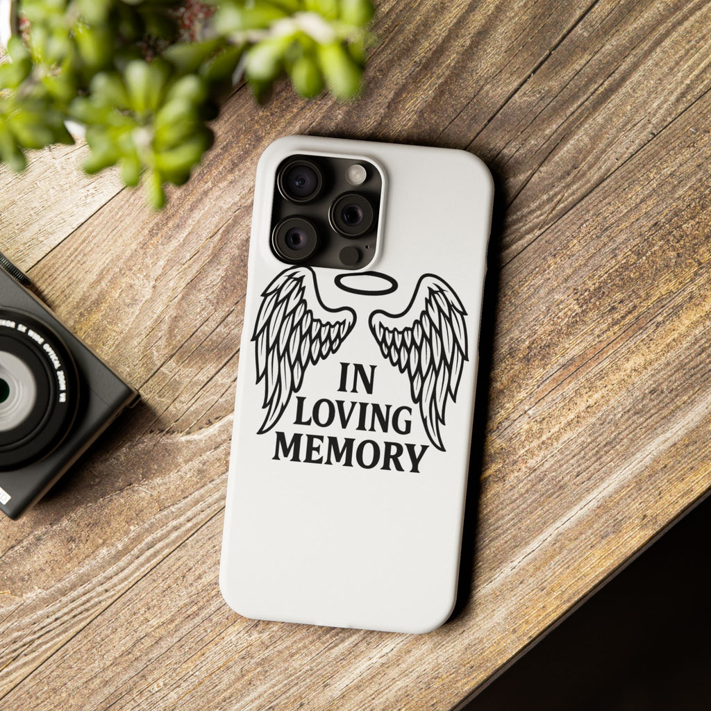 Guardian Angel Wings Phone Case In Loving Memory Sympathy Gift Memorial Remembrance Heaven Spiritual Protection Loss Grief Support