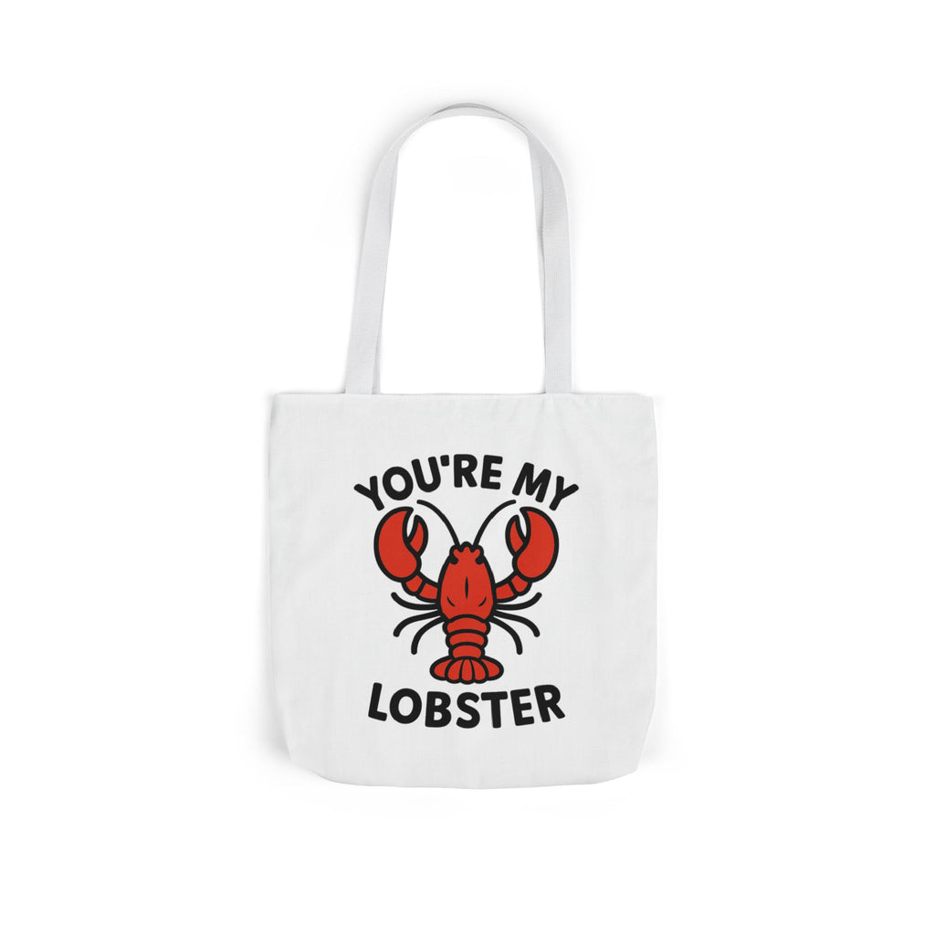 You're My Lobster Tote Bag Friends TV Show Gift Couples Anniversary Boyfriend Girlfriend Soulmate Quote Canvas Beach Bag
