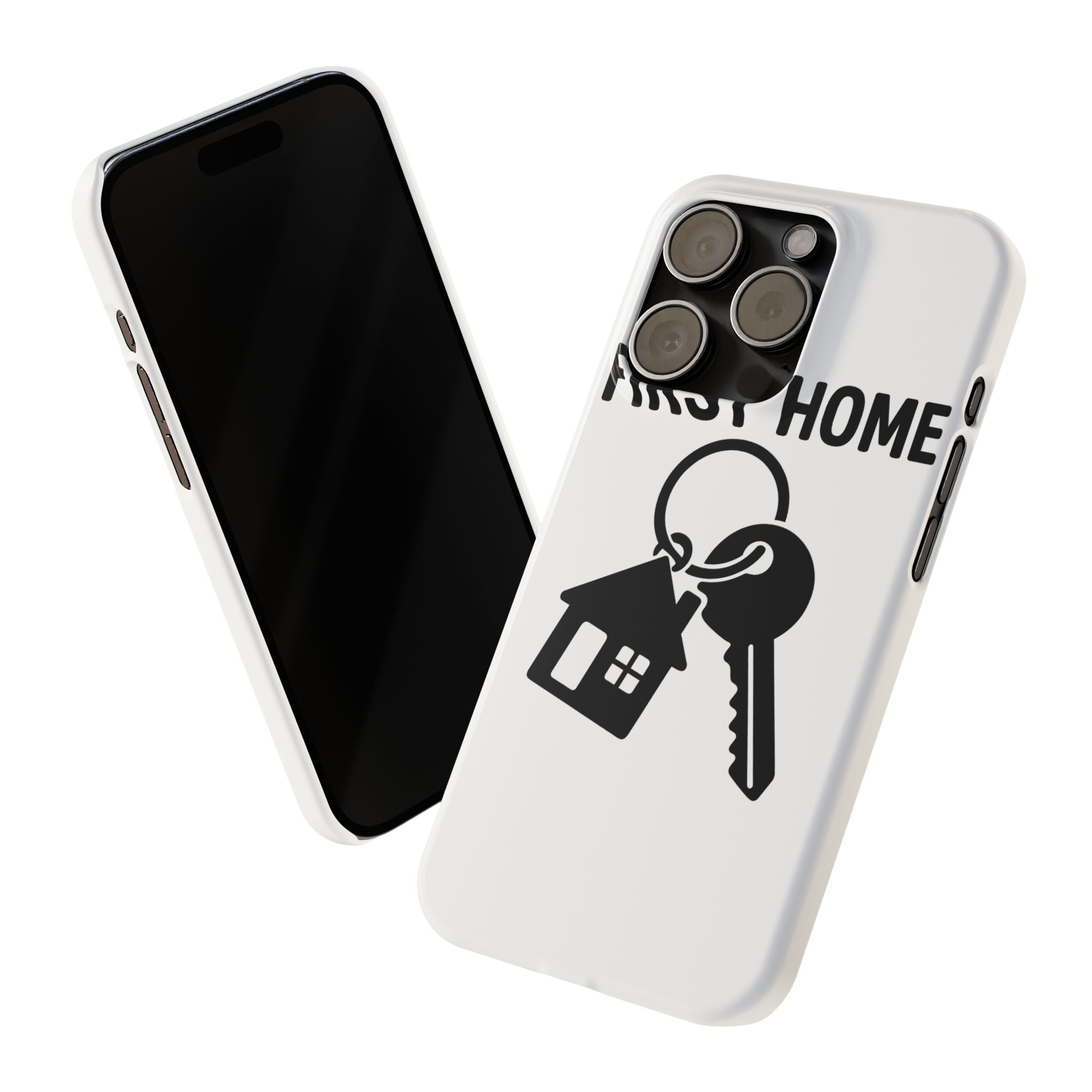 First Home Keys Phone Case, New Homeowner Gift, Housewarming Present, Minimalist House Key Design, First Time Home Buyer Gift