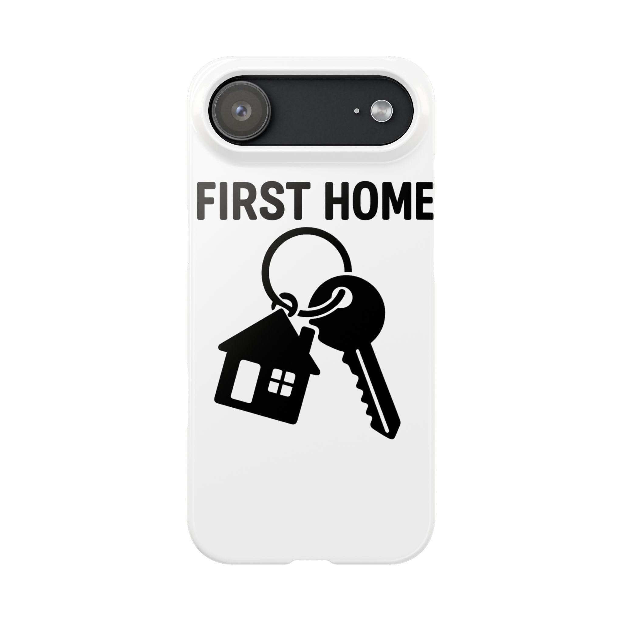 First Home Keys Phone Case, New Homeowner Gift, Housewarming Present, Minimalist House Key Design, First Time Home Buyer Gift