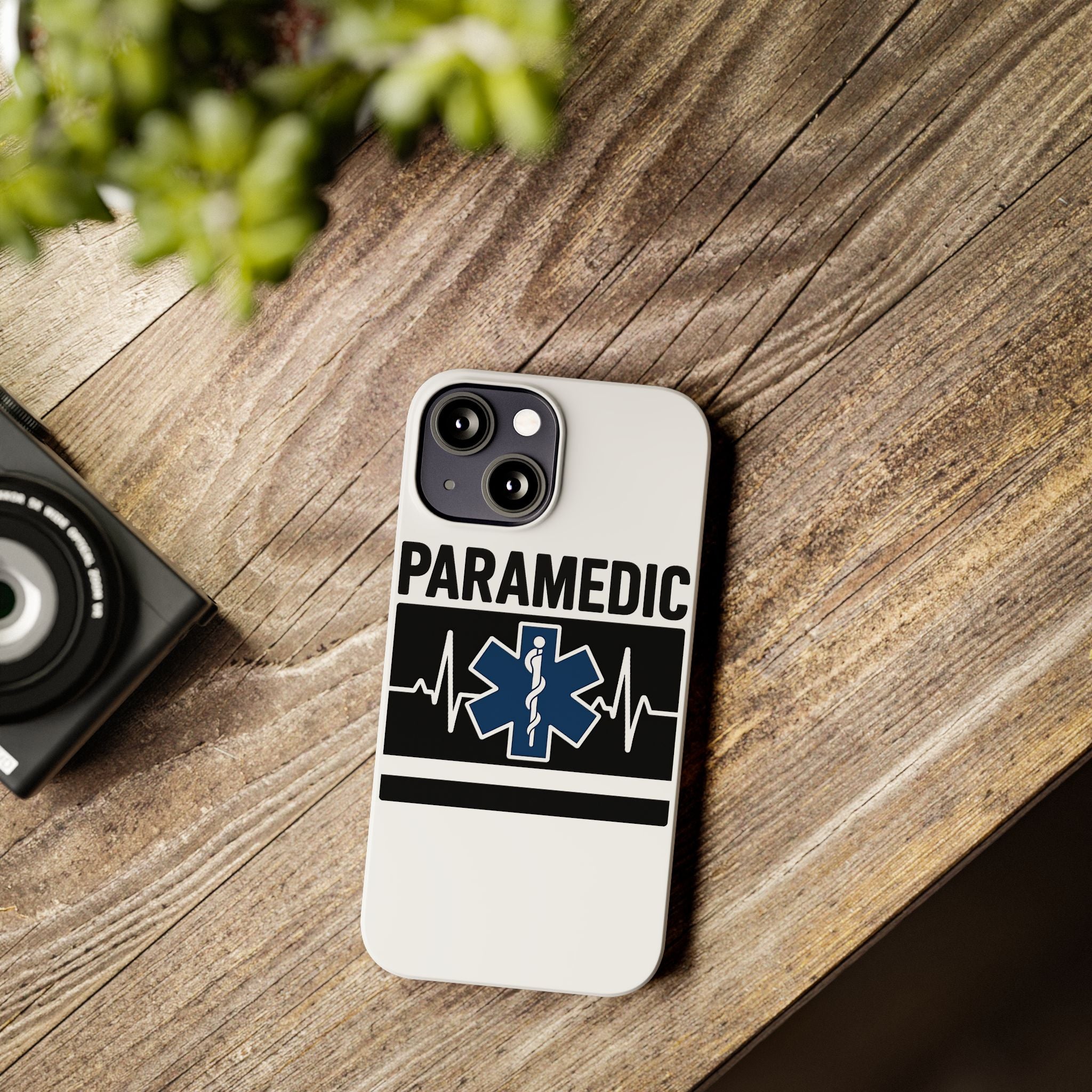 Paramedic Phone Case EMS Gift Heartbeat Star of Life EMT Medical First Responder Thin White Line Hero Appreciation