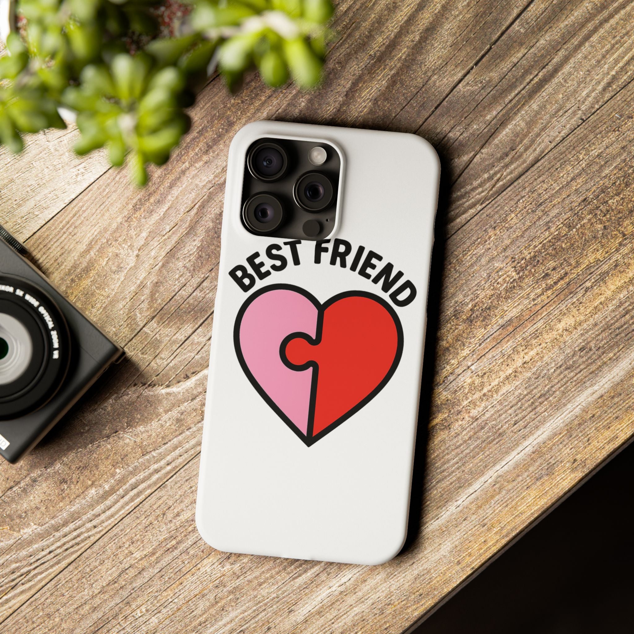 Best Friend Phone Case Set Puzzle Heart Matching BFF Gifts for Besties Friendship Phone Cases Cute Teen Gift for Her