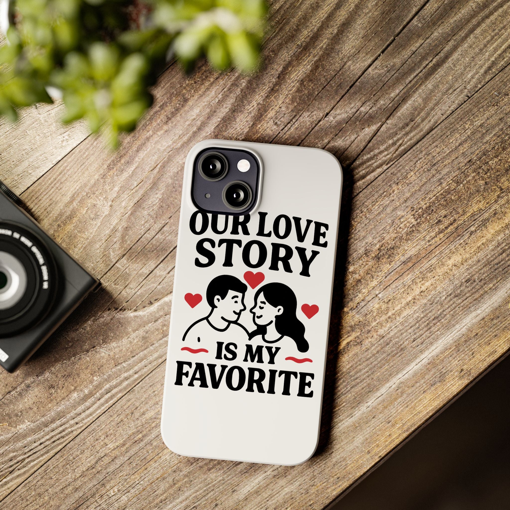 Love Story Phone Case Anniversary Gift for Wife Girlfriend Romantic Quote Couple iPhone Samsung Case Valentine's Day Gift