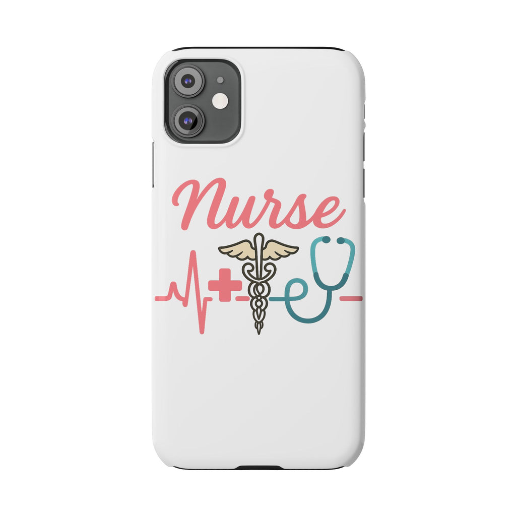 Nurse Phone Case EKG Heartbeat Medical Gift for Nurses RN Nursing Student Appreciation Gift Healthcare Worker iPhone Case