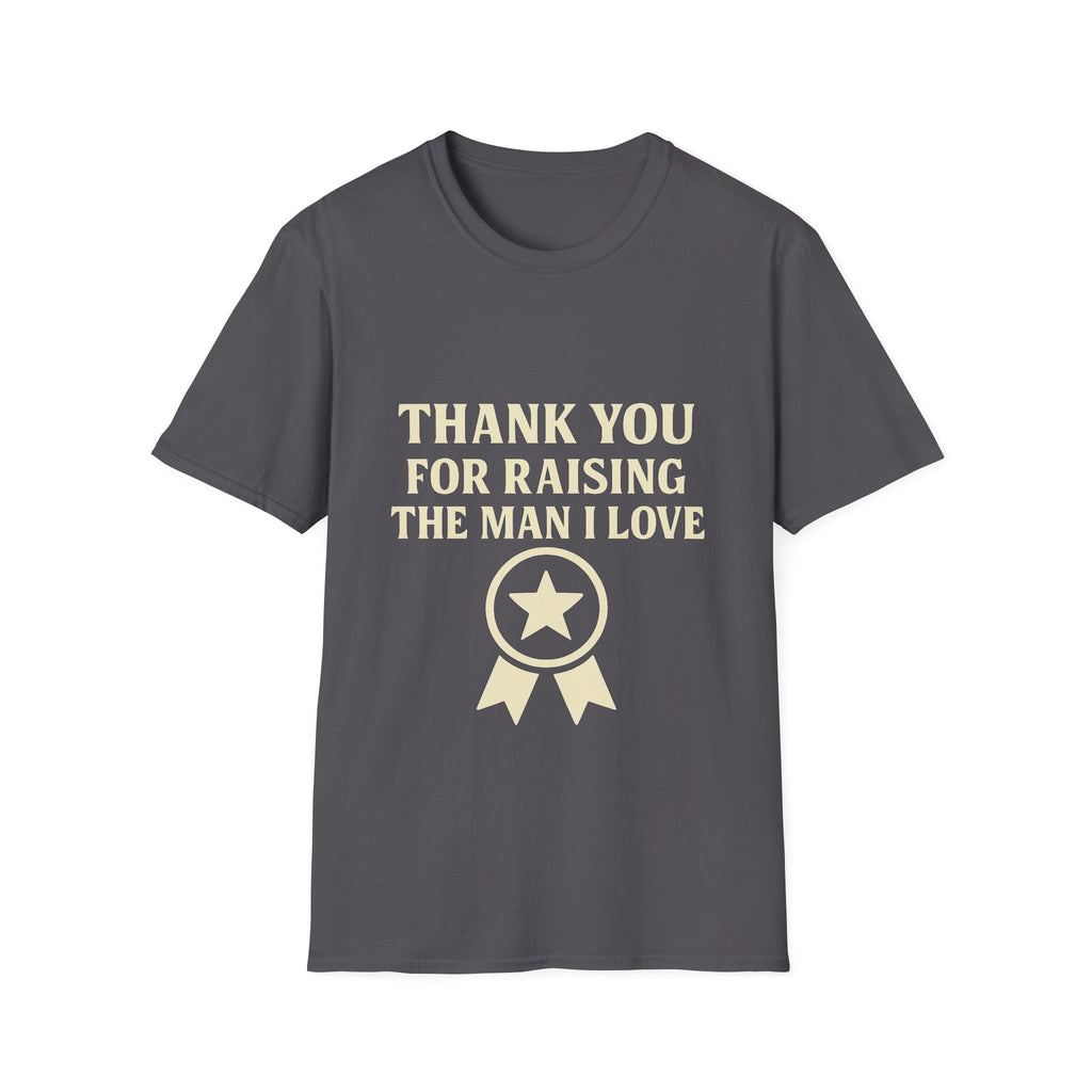 Thank You For Raising The Man I Love Shirt, Mother In Law Gift, Mothers Day Gift From Daughter In Law, MIL Appreciation Tee