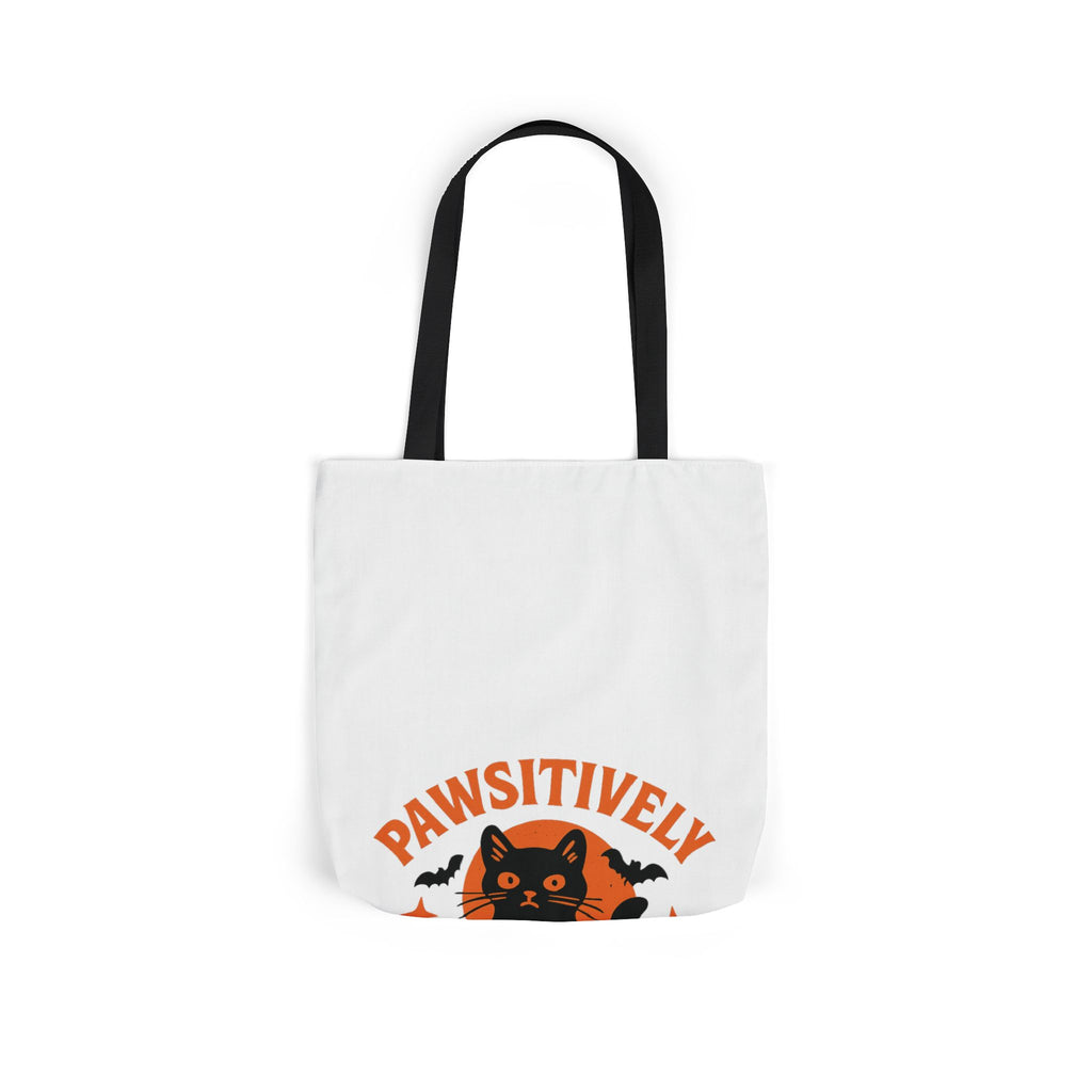 Pawsitively Spooky Cat Lover Halloween Tote Bag