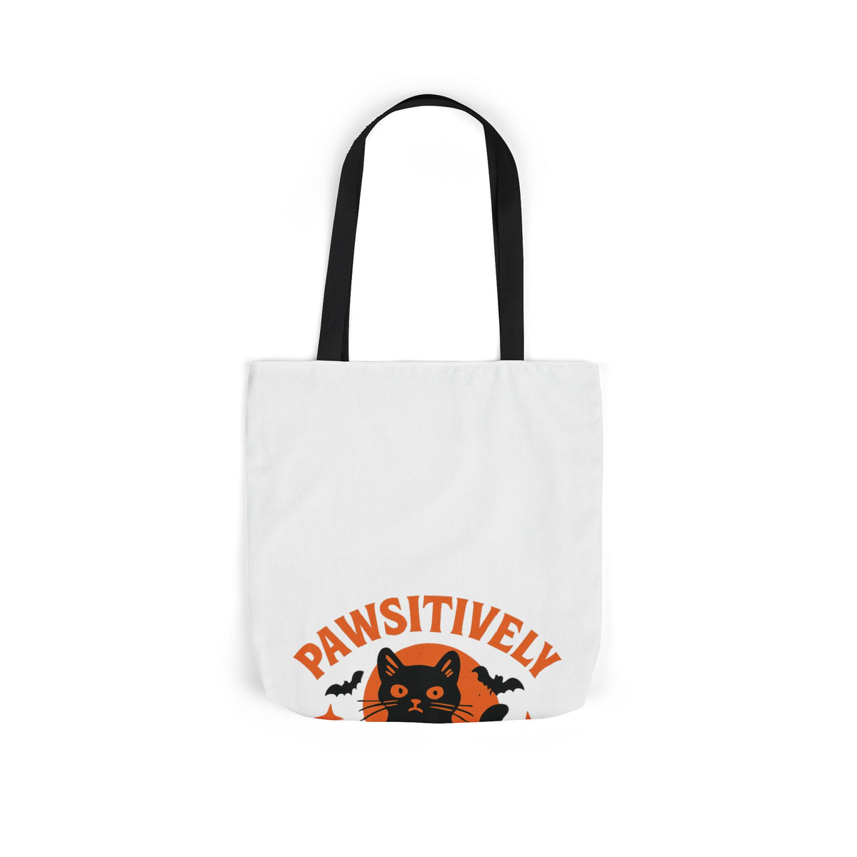 Pawsitively Spooky Cat Lover Halloween Tote Bag