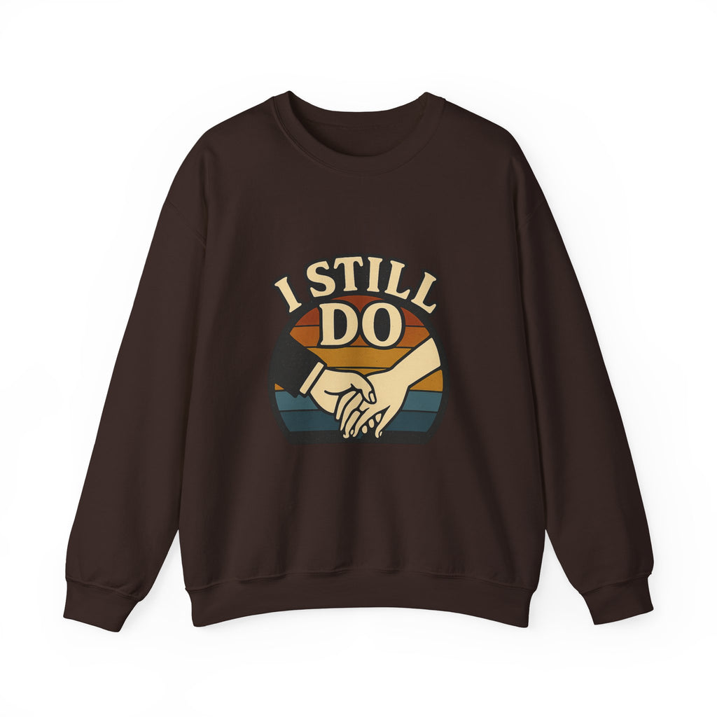 I Still Do Anniversary Sweatshirt Vintage Retro Couples Gift for Wife Milestone Wedding Anniversary Shirt Marriage Celebration