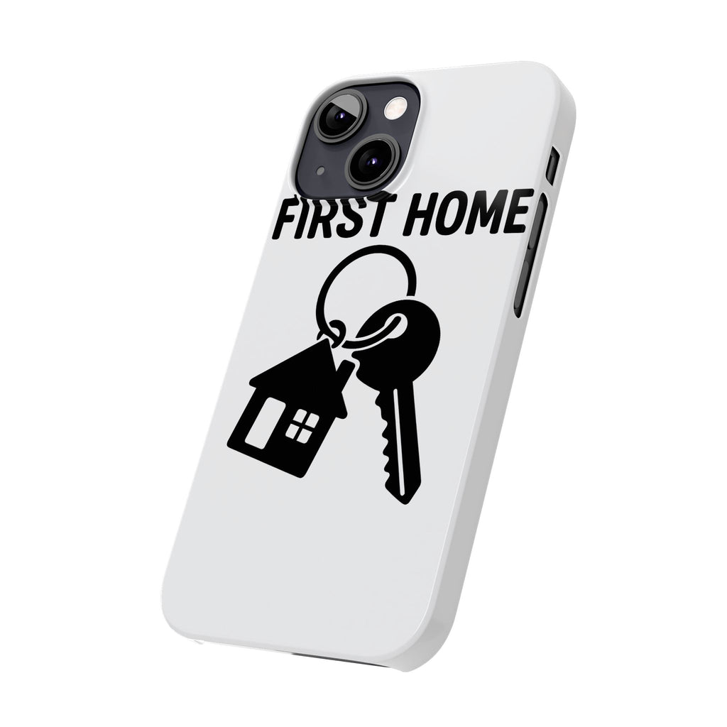 First Home Keys Phone Case, New Homeowner Gift, Housewarming Present, Minimalist House Key Design, First Time Home Buyer Gift