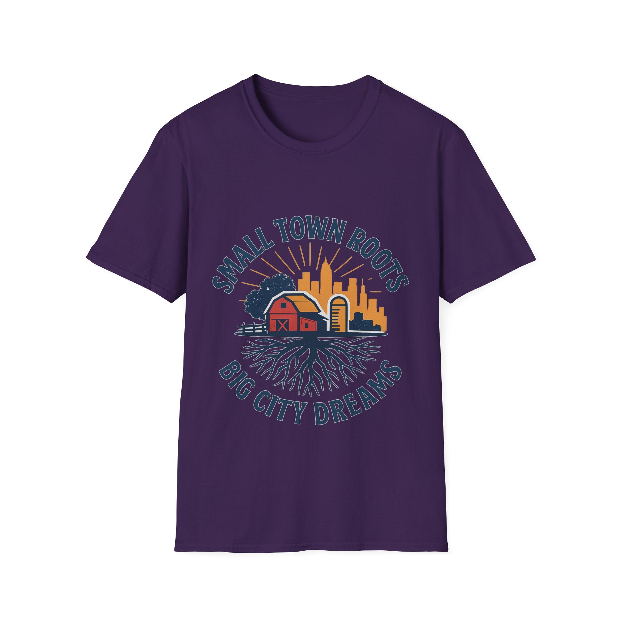 Small Town Roots Big City Dreams Shirt, Hometown Pride Tee, Vintage Americana Tshirt, Country Girl Gift, Small Town Pride