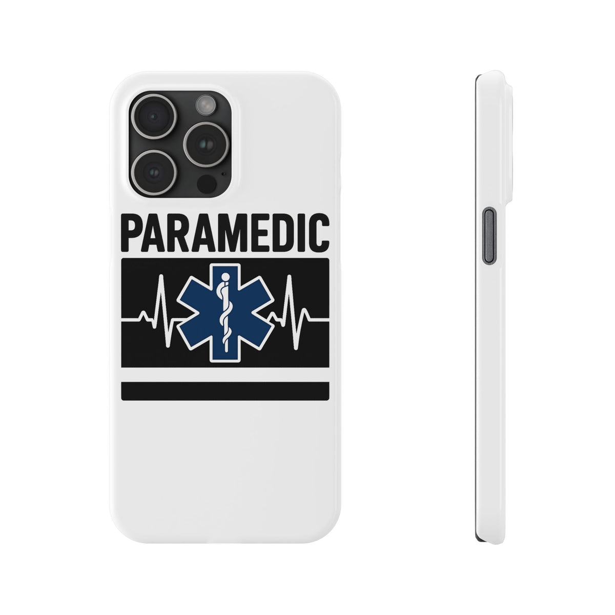 Paramedic Phone Case EMS Gift Heartbeat Star of Life EMT Medical First Responder Thin White Line Hero Appreciation