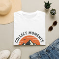 Collect Moments Not Things Mountain Sunset Shirt, Minimalist Adventure Tee, Experience Over Things Gift, Mindful Travel Hiking Tshirt