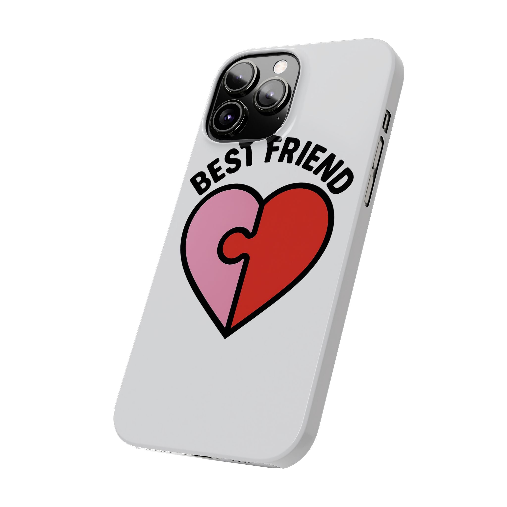 Best Friend Phone Case Set Puzzle Heart Matching BFF Gifts for Besties Friendship Phone Cases Cute Teen Gift for Her