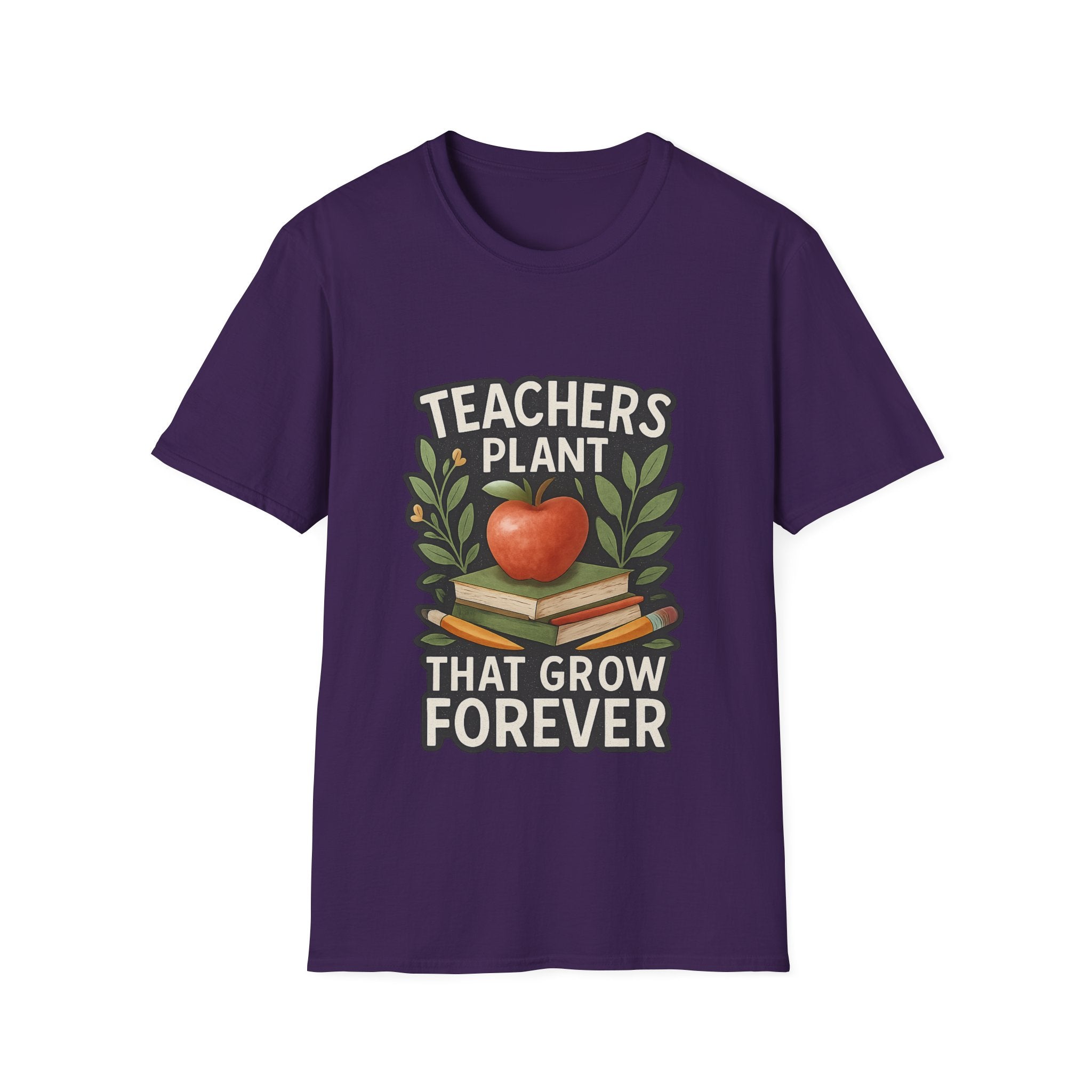 Teacher Appreciation Shirt Teachers Plant Seeds That Grow Forever Tee Gift for Teacher Watercolor Botanical Thank You Teacher Tshirt