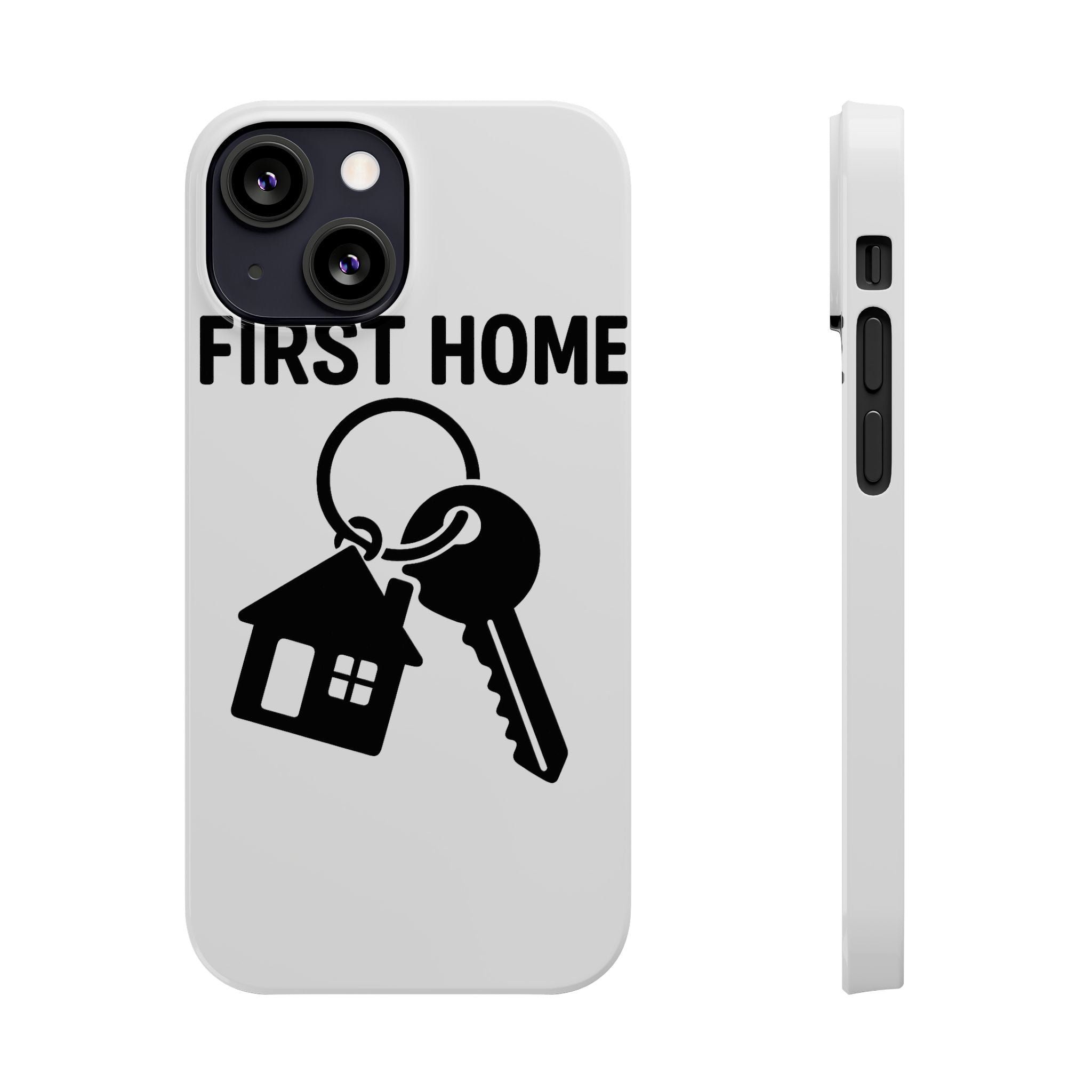 First Home Keys Phone Case, New Homeowner Gift, Housewarming Present, Minimalist House Key Design, First Time Home Buyer Gift