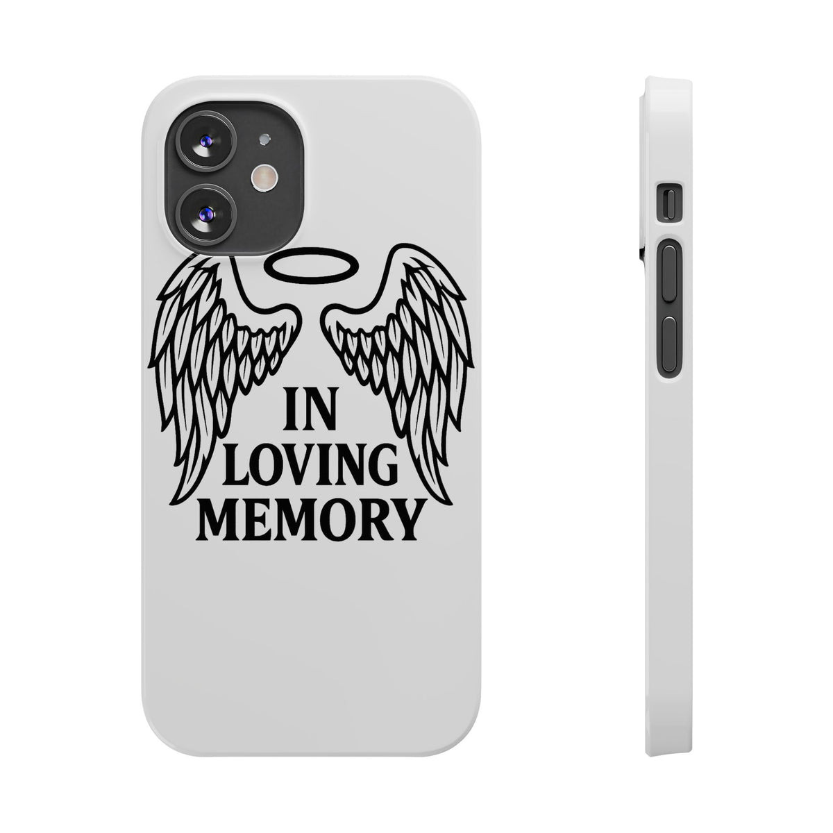 Guardian Angel Wings Phone Case In Loving Memory Sympathy Gift Memorial Remembrance Heaven Spiritual Protection Loss Grief Support