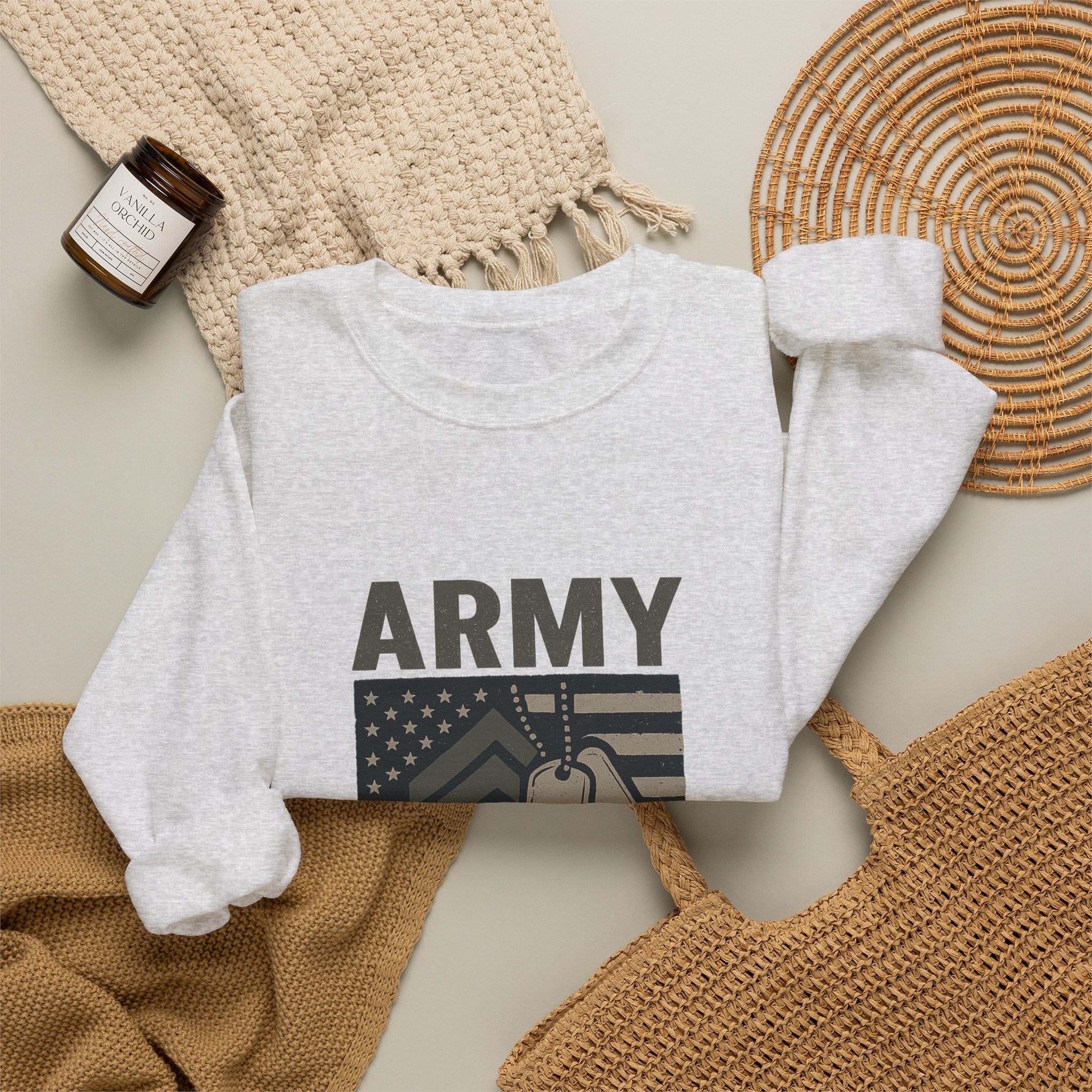 Army Strong Dad Sweatshirt, Military Father's Day Gift, Active Duty Dad Shirt, Army Dad Appreciation, Patriotic Military Family