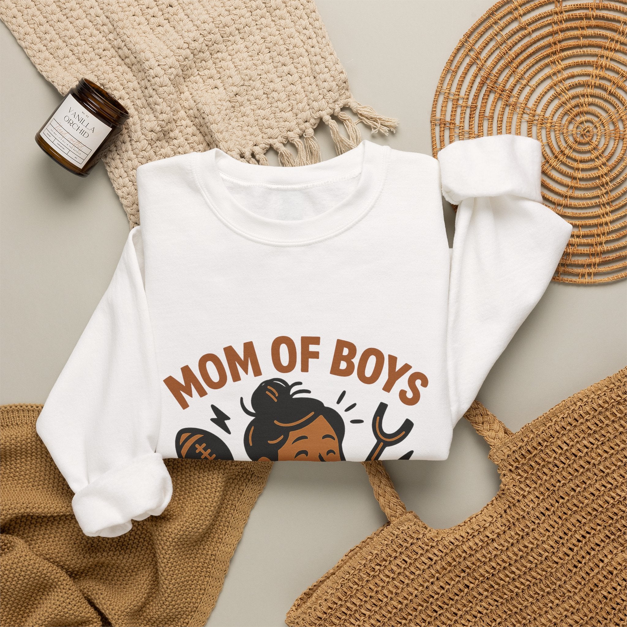 Mom of Boys Sweatshirt, Chaos Coordinator Shirt, Boy Mom Gift, Mother's Day Gift for Mom of Sons, Funny Mom Sweatshirt