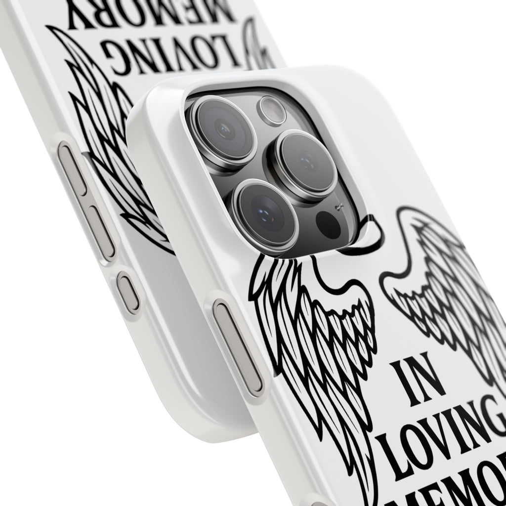 Guardian Angel Wings Phone Case In Loving Memory Sympathy Gift Memorial Remembrance Heaven Spiritual Protection Loss Grief Support