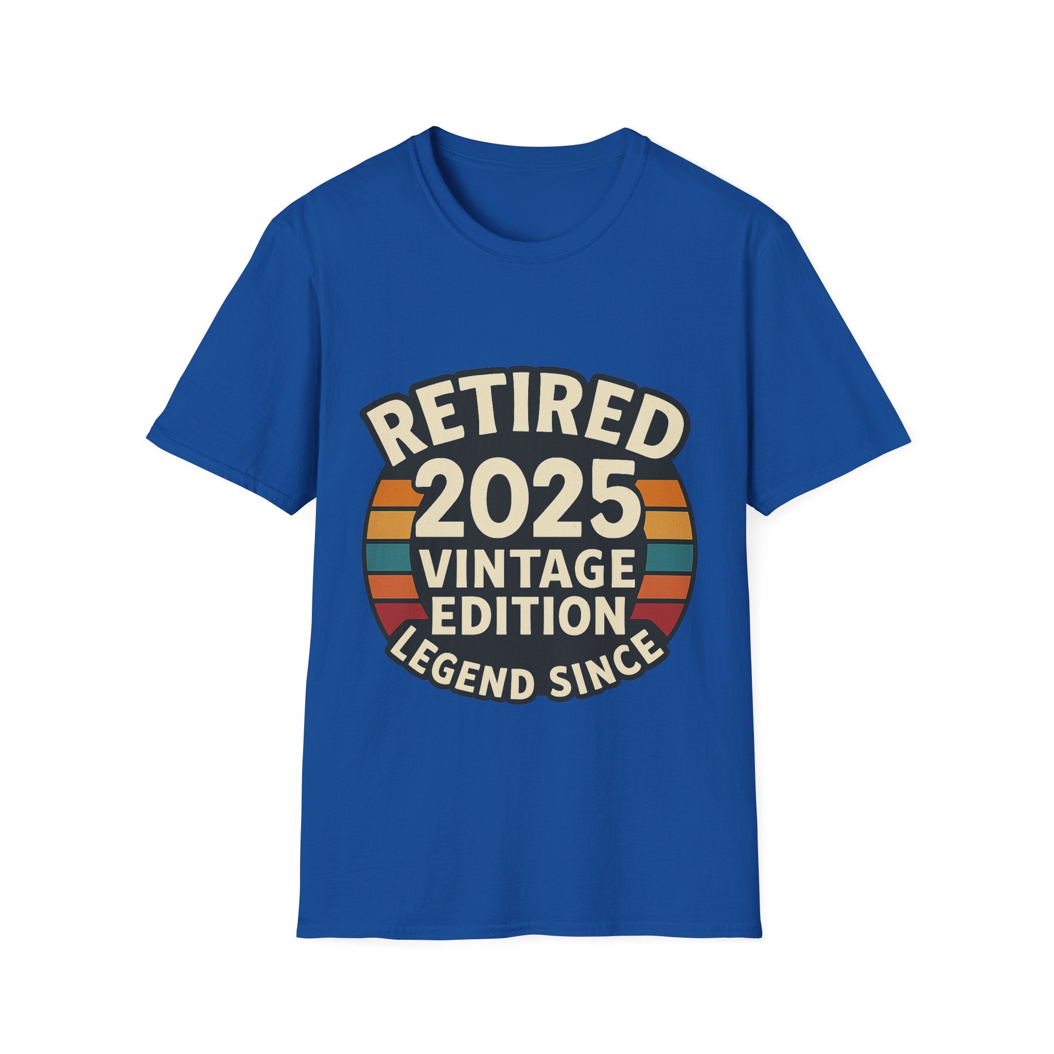 Retired 2025 Vintage Edition T-Shirt, Retirement Gift for Coworker Dad Grandpa, Funny Retirement Party Shirt, Legend Since 2025