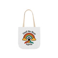 Rainbow Bridge Pet Memorial Tote Bag, Pet Loss Gift, Dog Cat Paw Print Remembrance Bag, Until We Meet Again Sympathy Gift