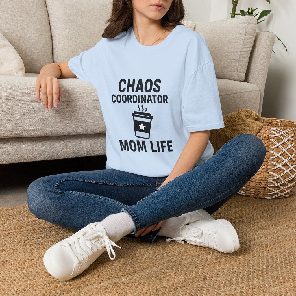 Chaos Coordinator Shirt Mom Life T-Shirt Funny Mom Tee Mother's Day Gift for New Mom Toddler Mom Gift Exhausted Mom Shirt