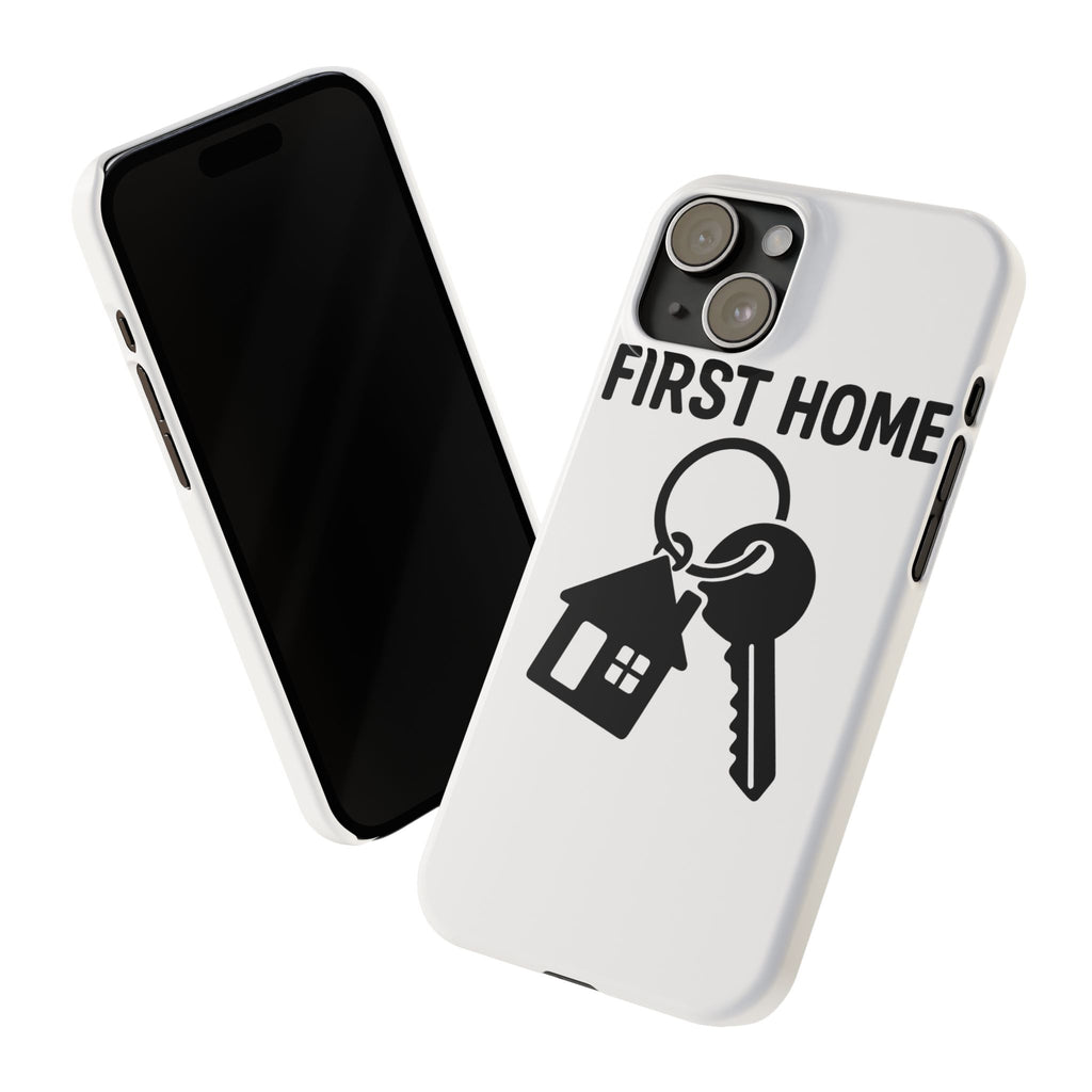 First Home Keys Phone Case, New Homeowner Gift, Housewarming Present, Minimalist House Key Design, First Time Home Buyer Gift