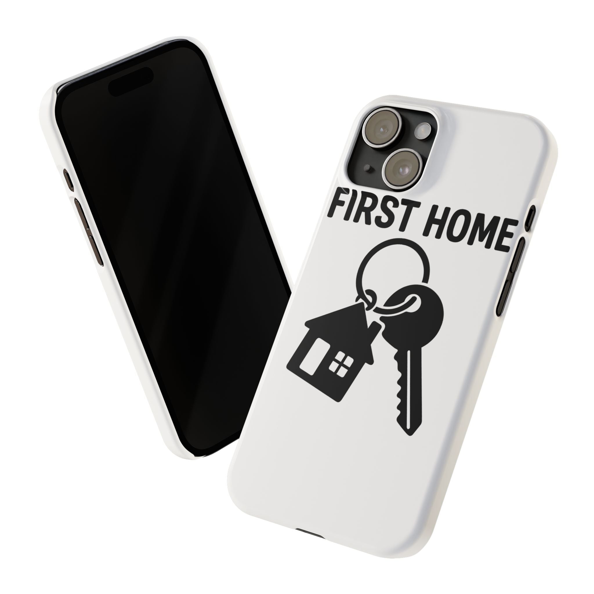 First Home Keys Phone Case, New Homeowner Gift, Housewarming Present, Minimalist House Key Design, First Time Home Buyer Gift