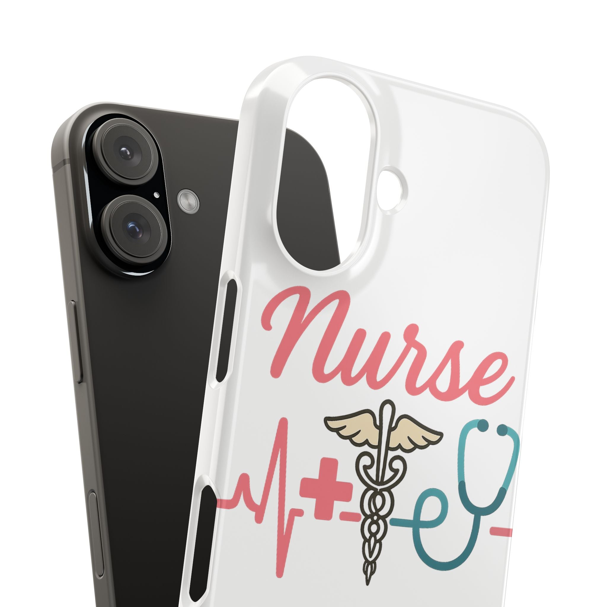 Nurse Phone Case EKG Heartbeat Medical Gift for Nurses RN Nursing Student Appreciation Gift Healthcare Worker iPhone Case