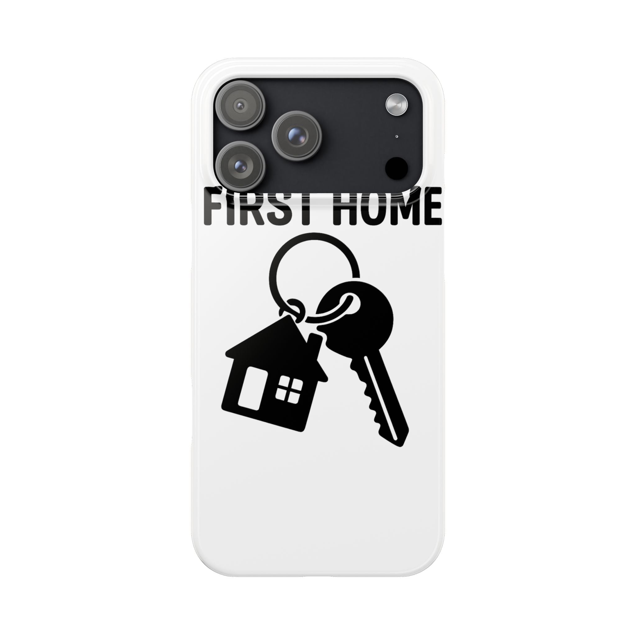 First Home Keys Phone Case, New Homeowner Gift, Housewarming Present, Minimalist House Key Design, First Time Home Buyer Gift