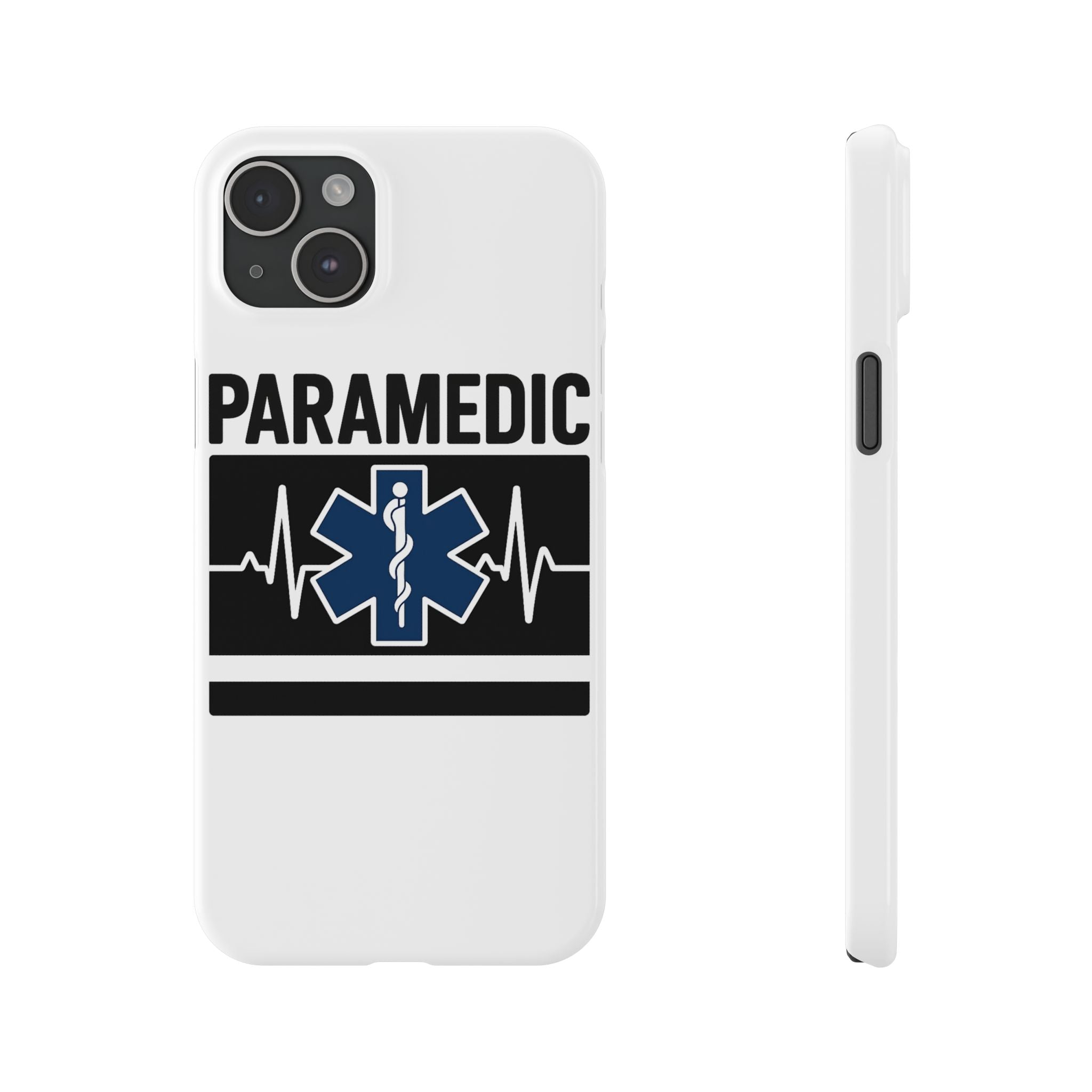 Paramedic Phone Case EMS Gift Heartbeat Star of Life EMT Medical First Responder Thin White Line Hero Appreciation